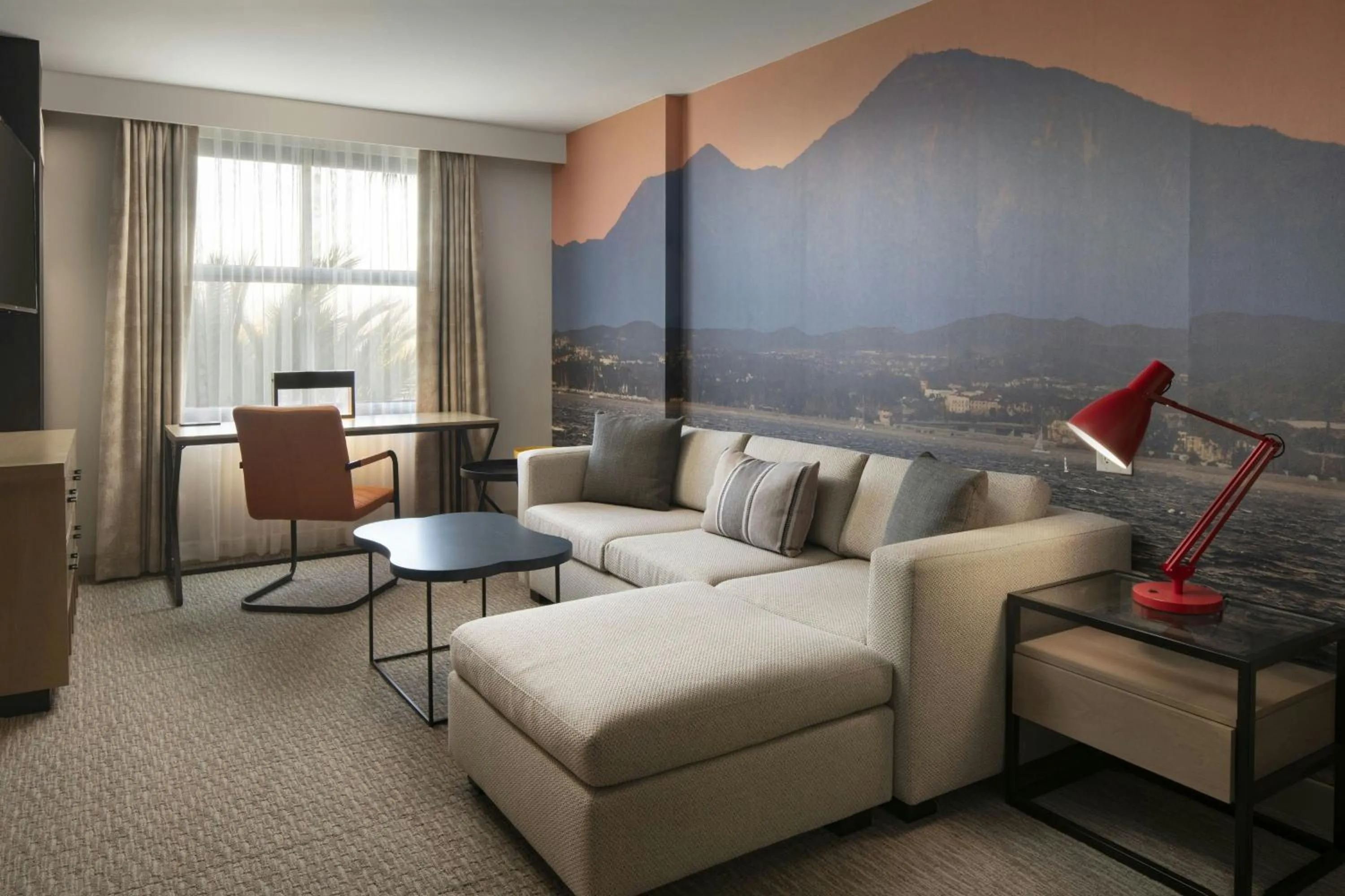 Living room in Residence Inn Irvine John Wayne Airport Orange County