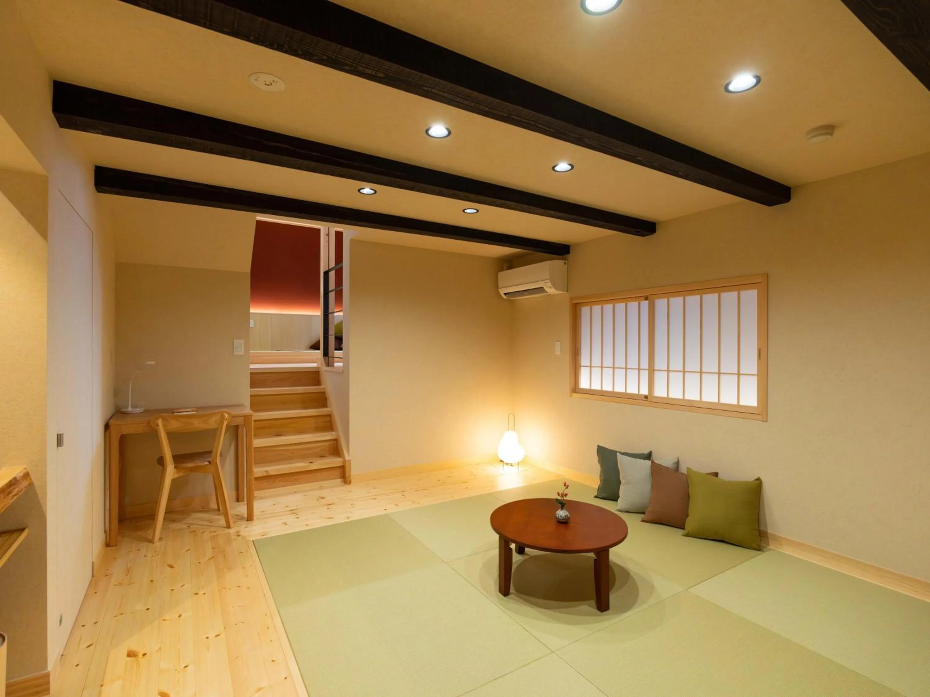Living room in Temple Hotel Takayama Zenkoji