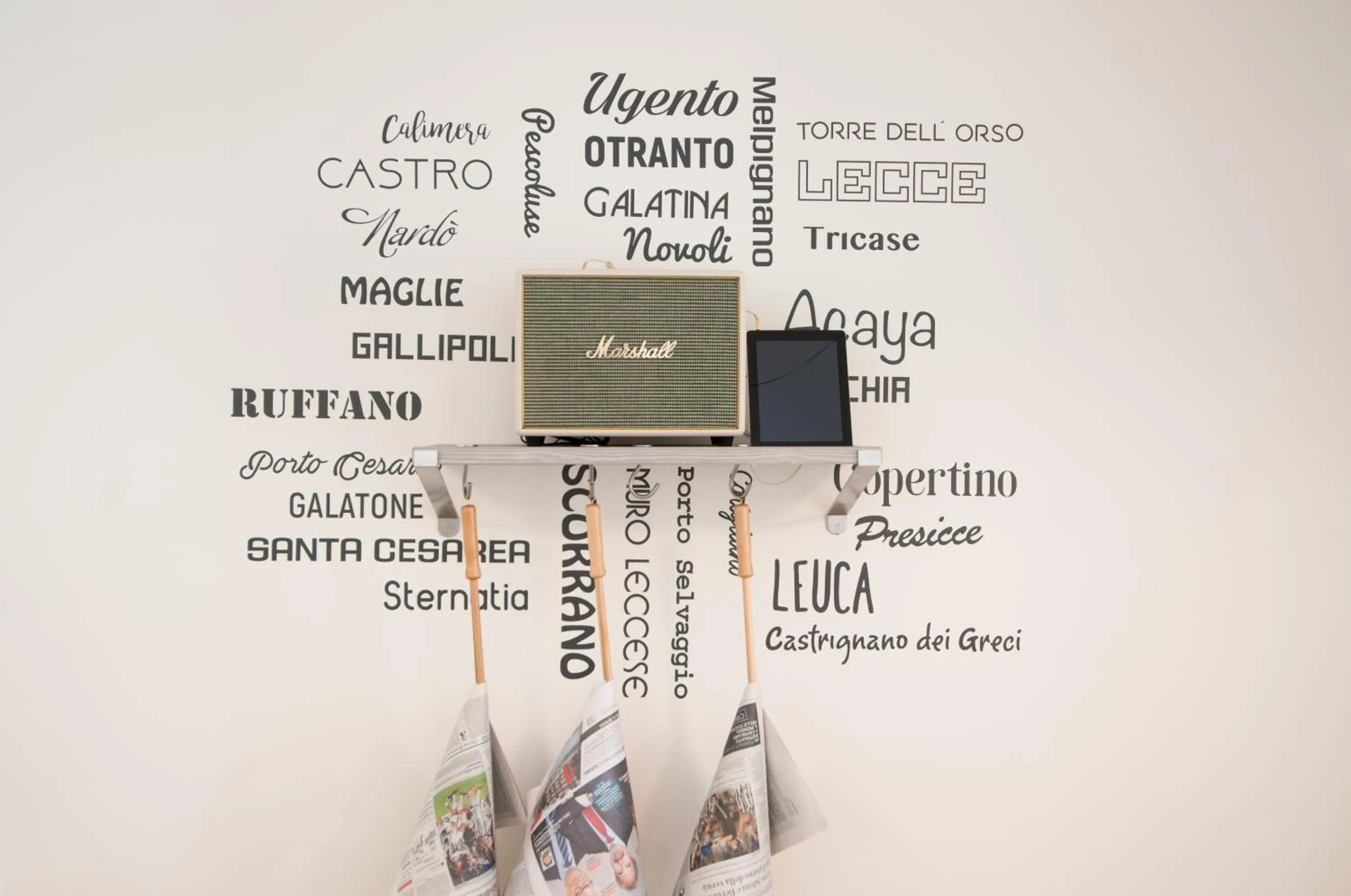 Communal lounge/ TV room in KissfromSalento B&B+Bike