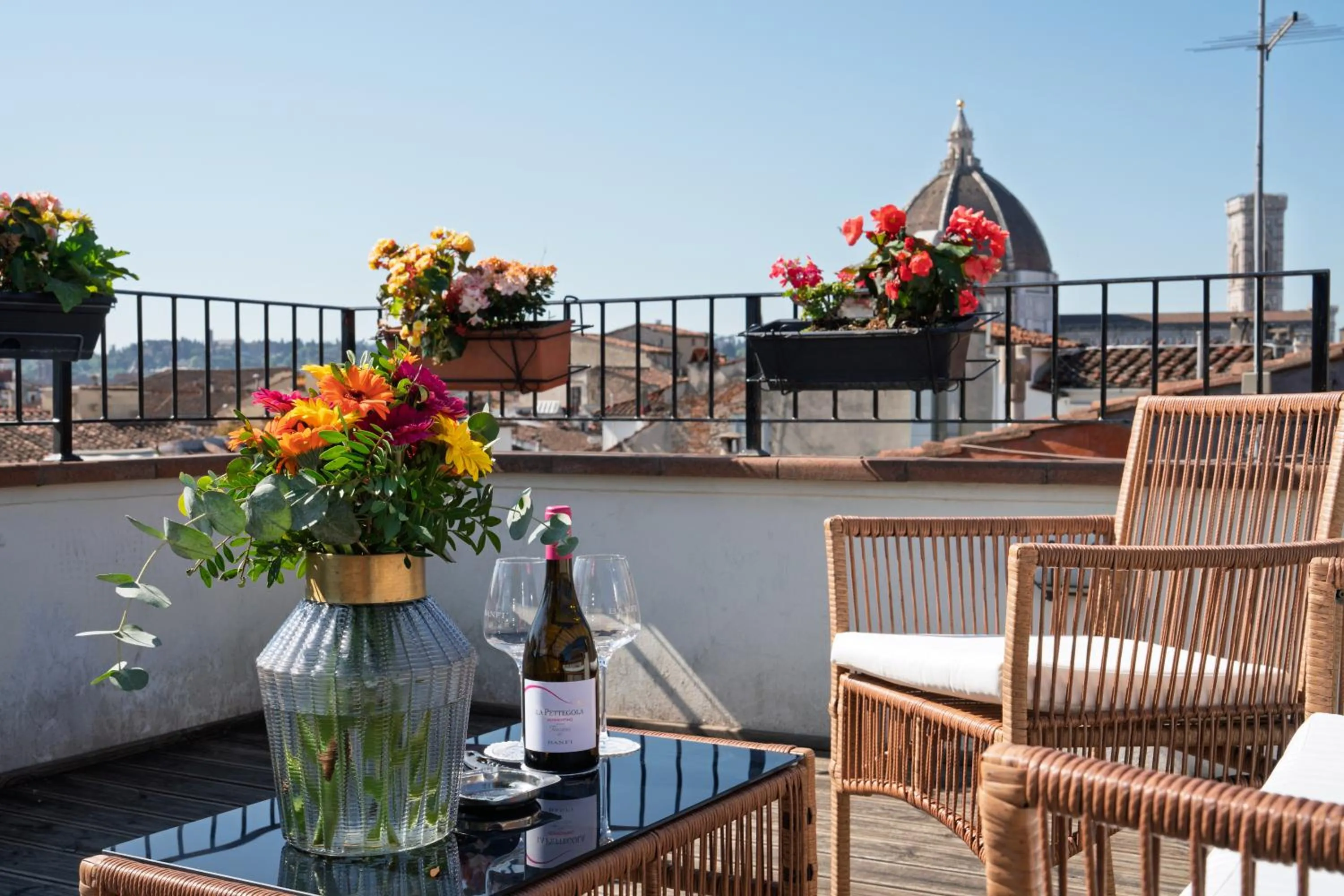 Balcony/Terrace in Residenza Conte di Cavour & Rooftop - dBe Hotels