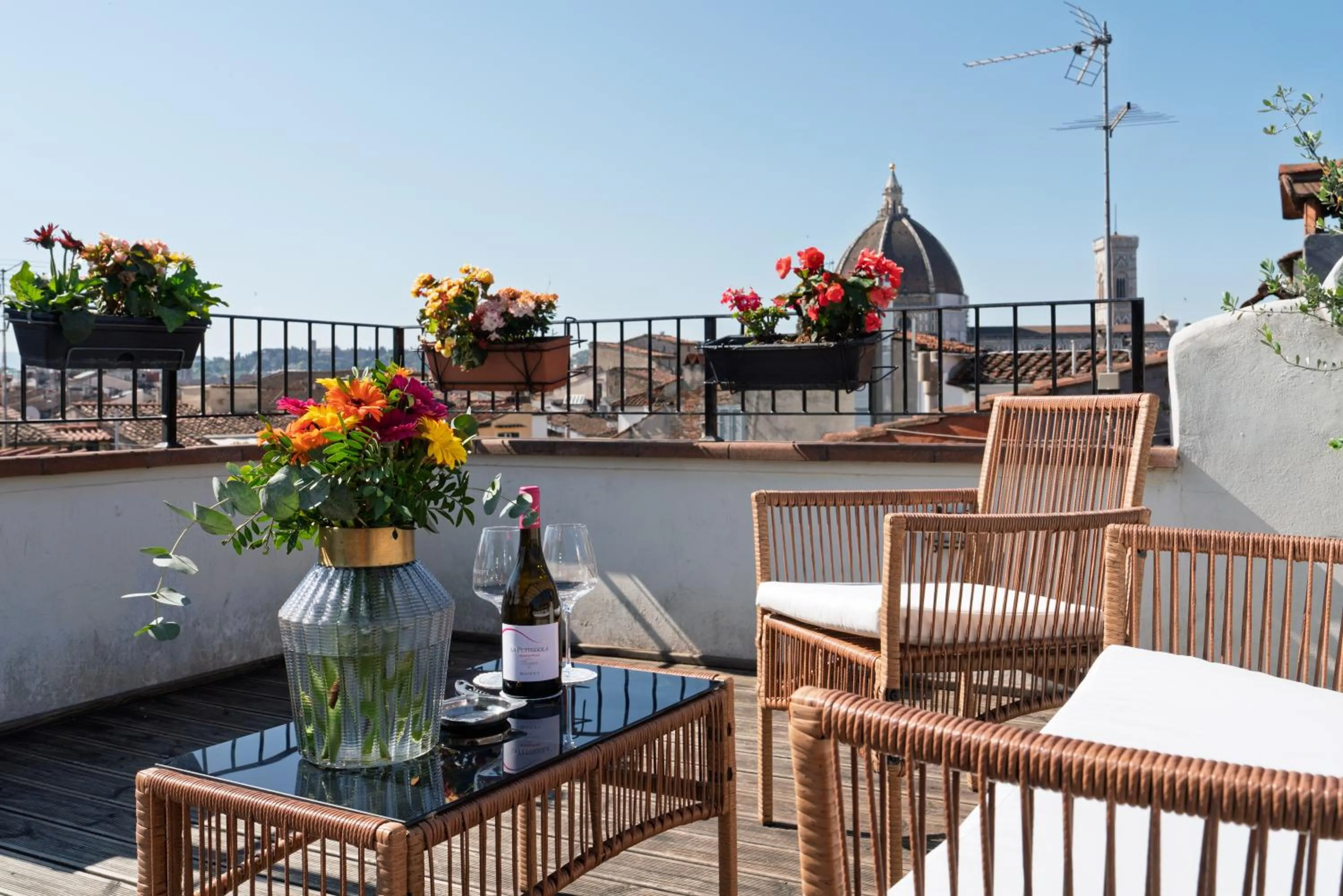 Balcony/Terrace in Residenza Conte di Cavour & Rooftop - dBe Hotels