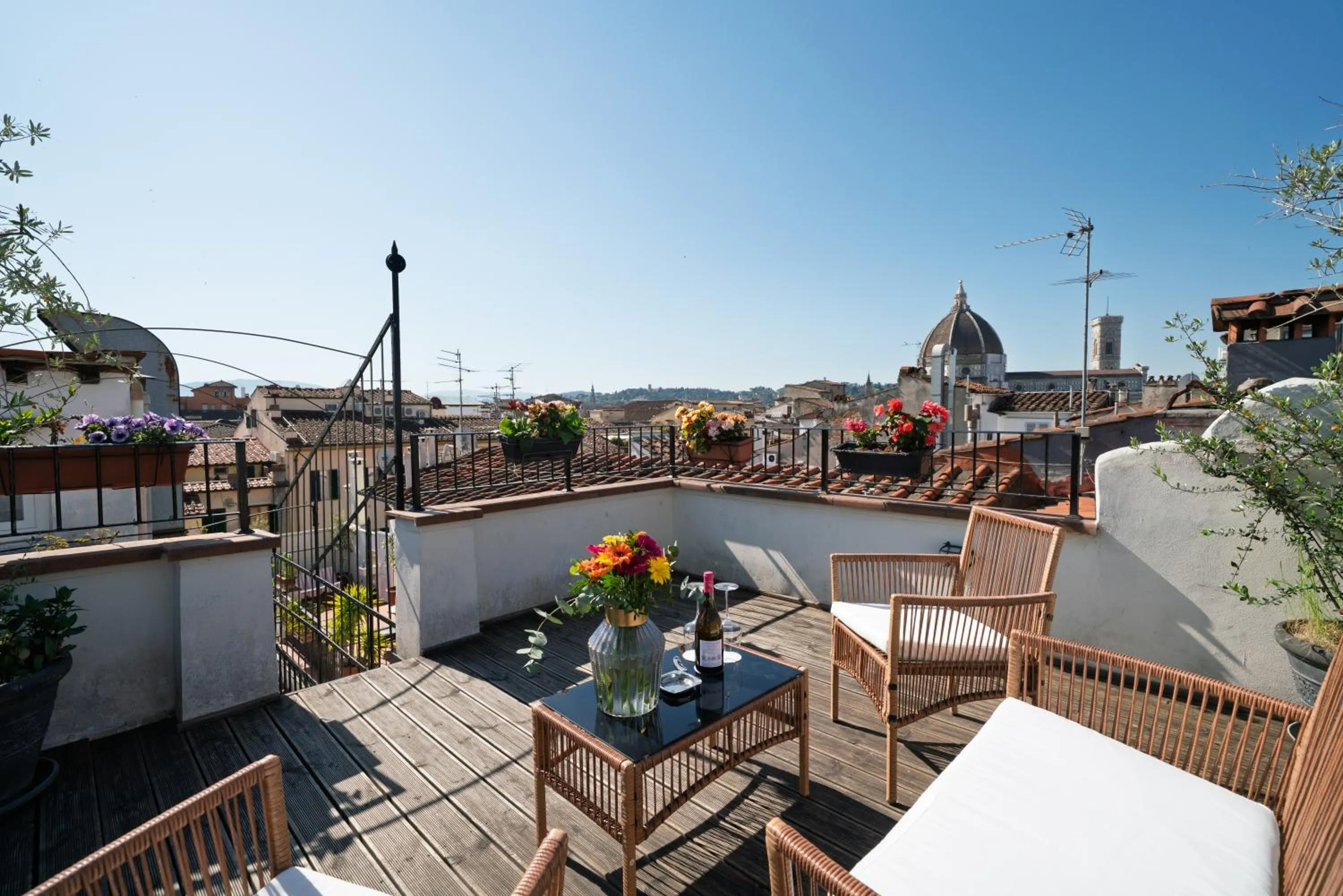 Balcony/Terrace in Residenza Conte di Cavour & Rooftop - dBe Hotels