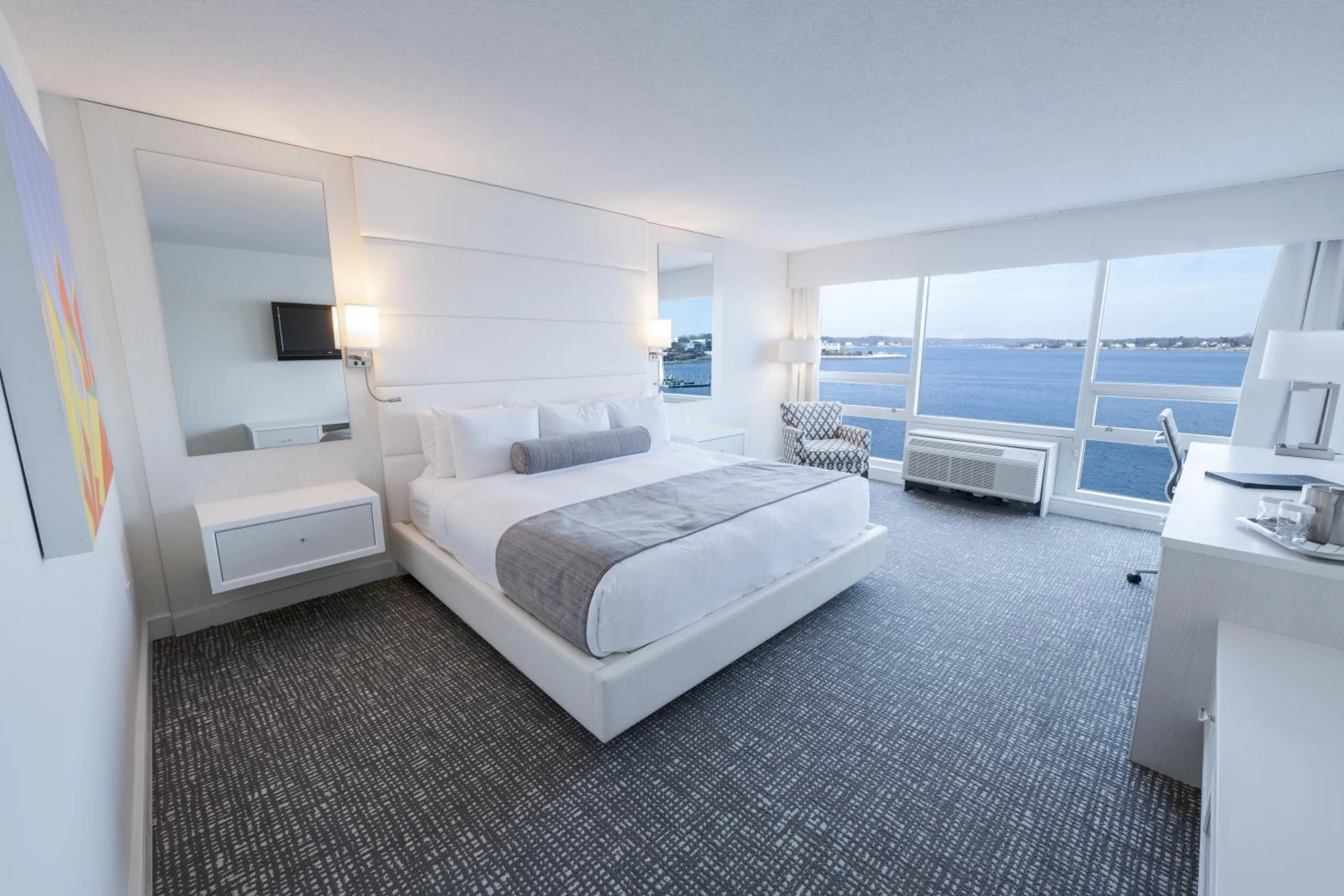 Photo of the whole room, Bed in Oyster Point Hotel