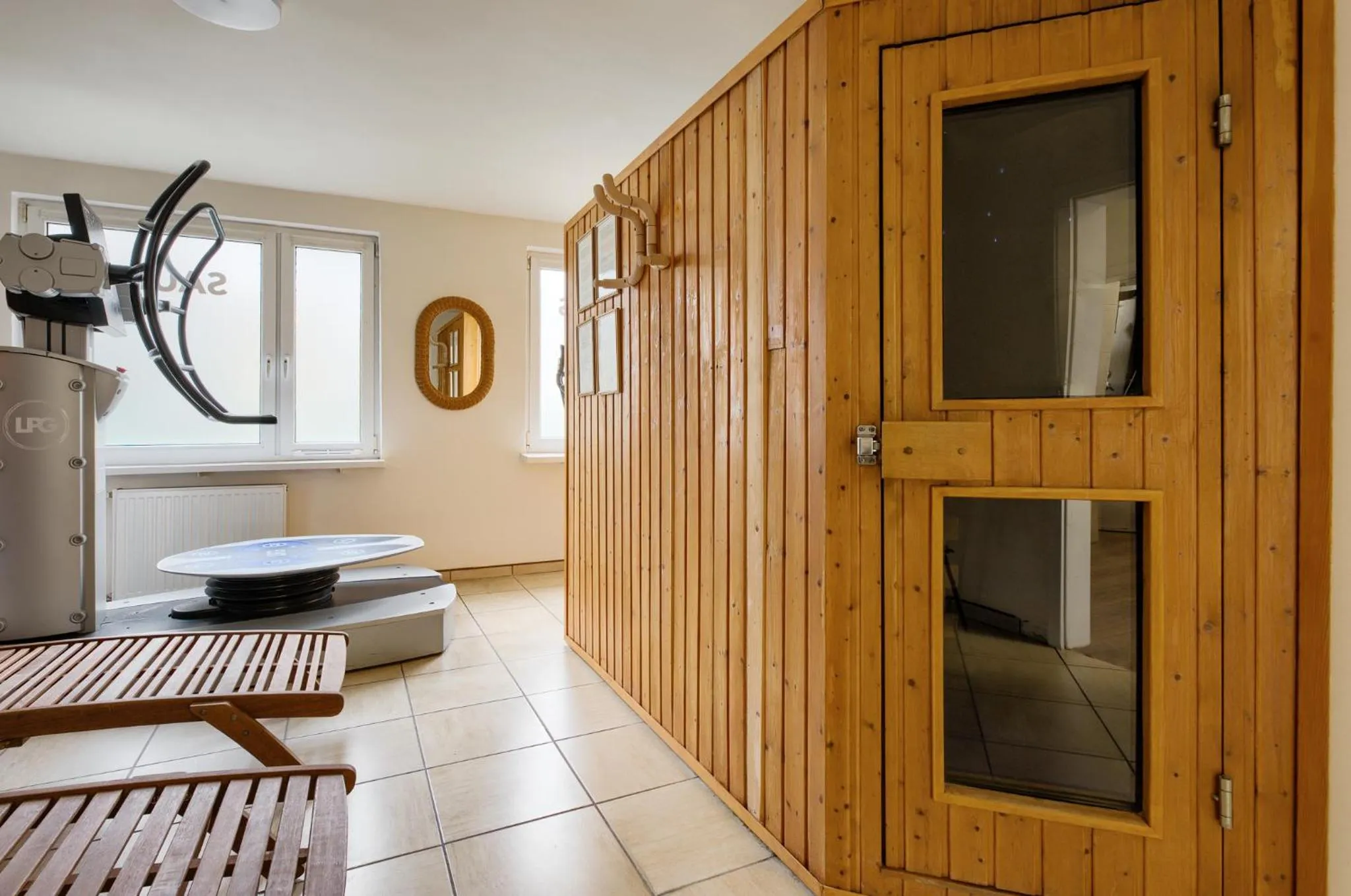 Sauna, Bed in Jantar Resort