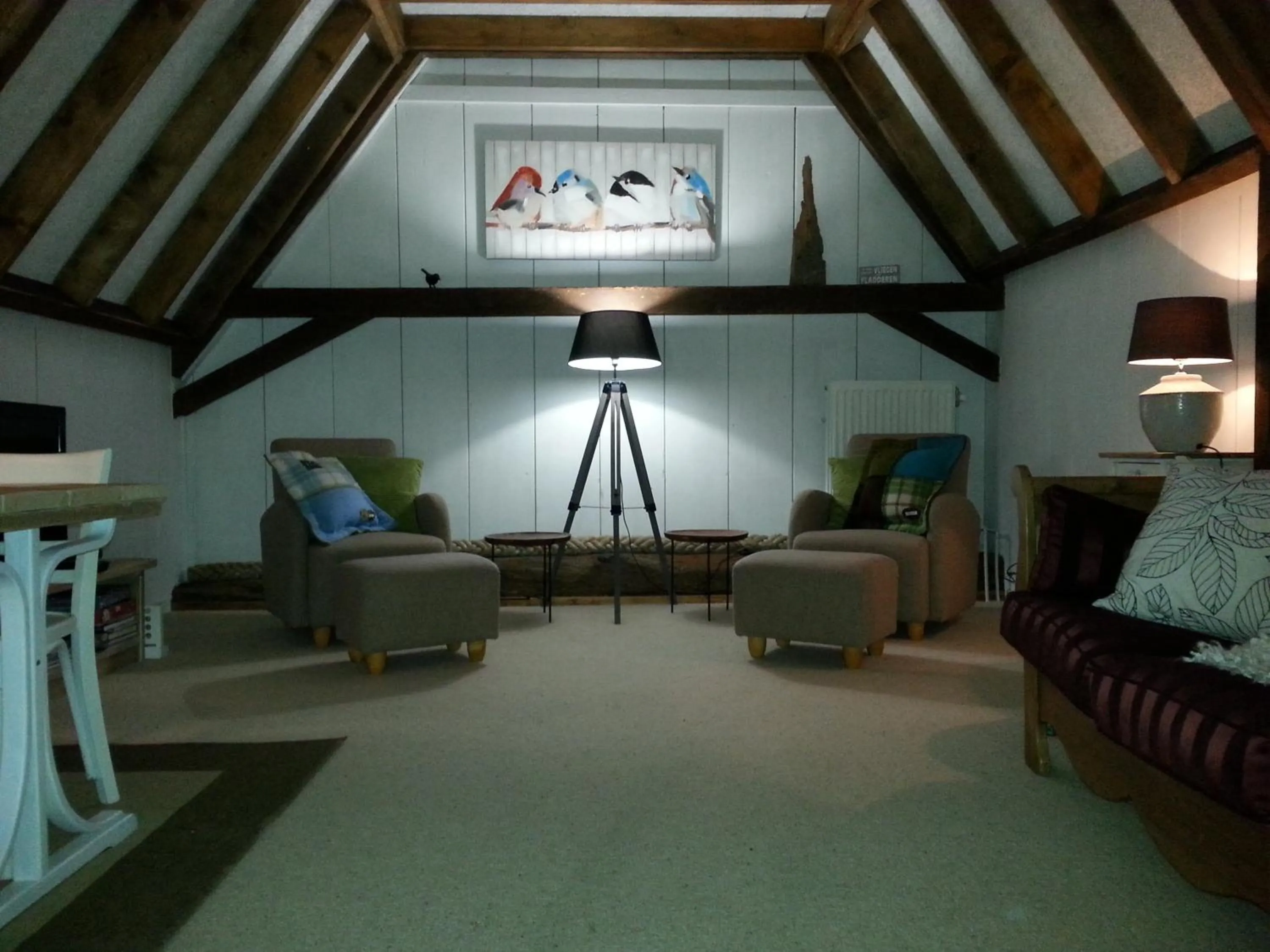 Seating area in B & B De Pimpelmees