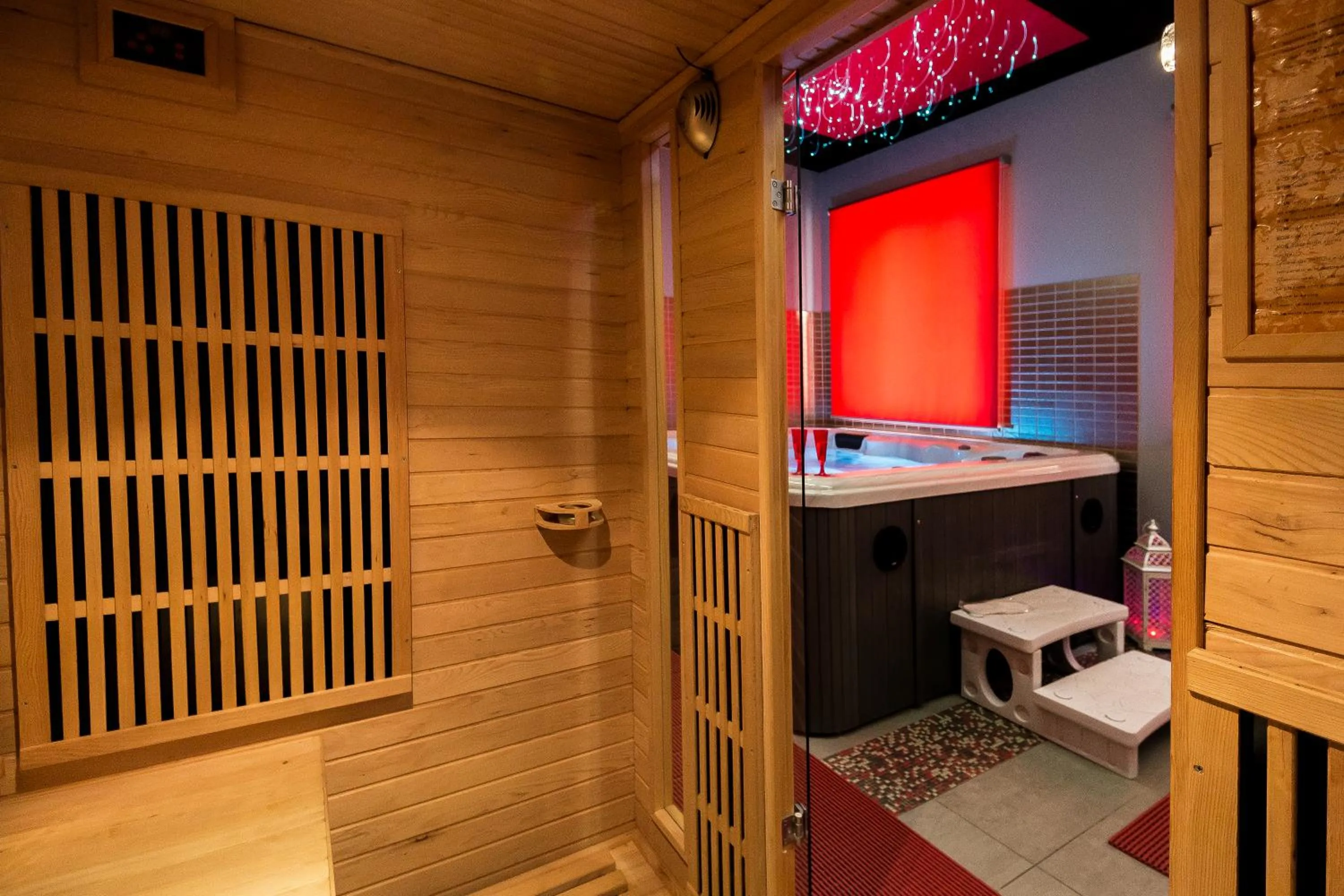 Hot Tub in Hotel Gran Sasso & SPA