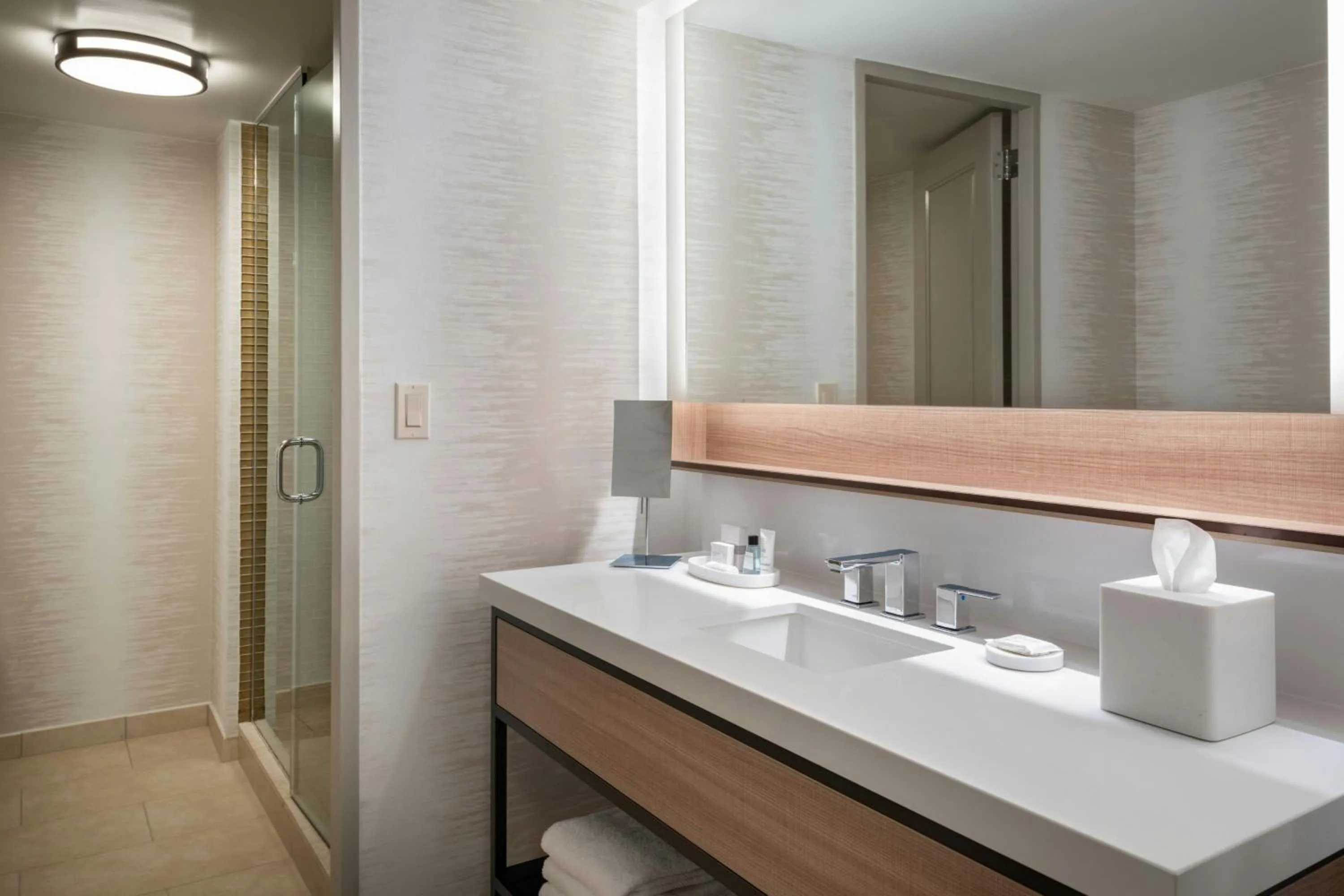 Bathroom in Tampa Airport Marriott