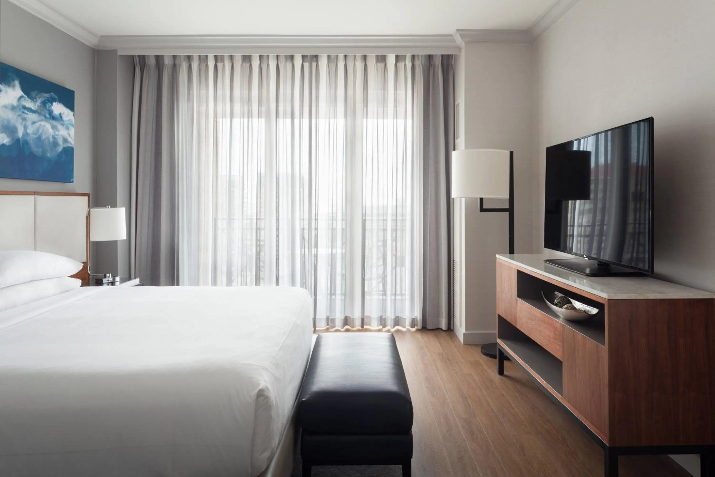 Bedroom, Bed in Tampa Marriott Water Street