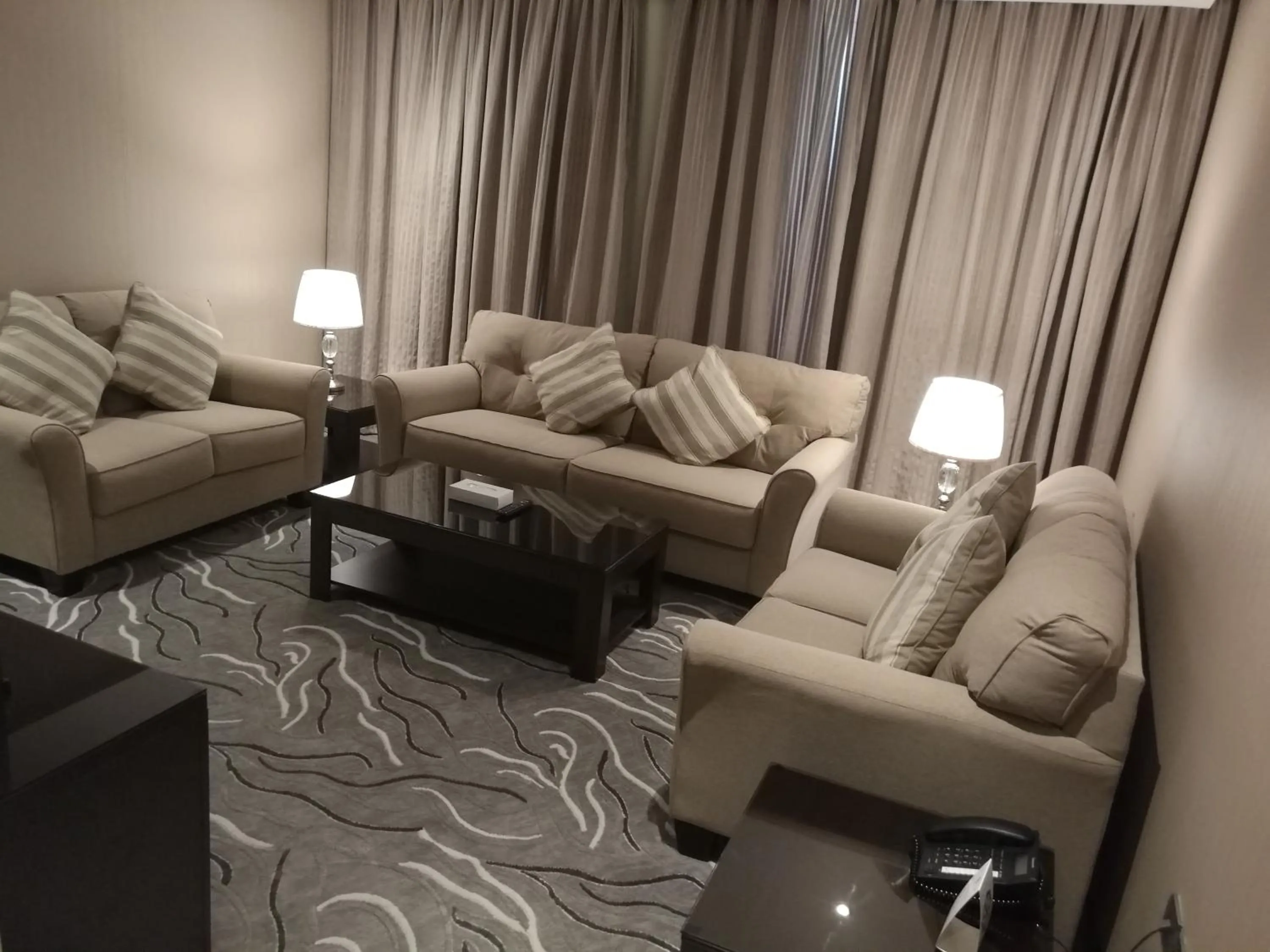 Living room in Naviti Warwick Al Khobar