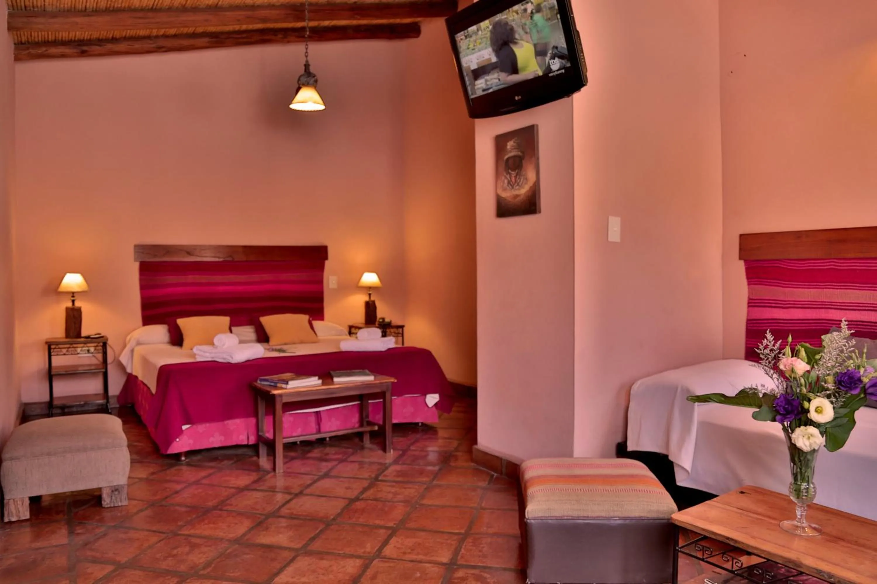 Bed in Hotel El Reposo Del Diablo