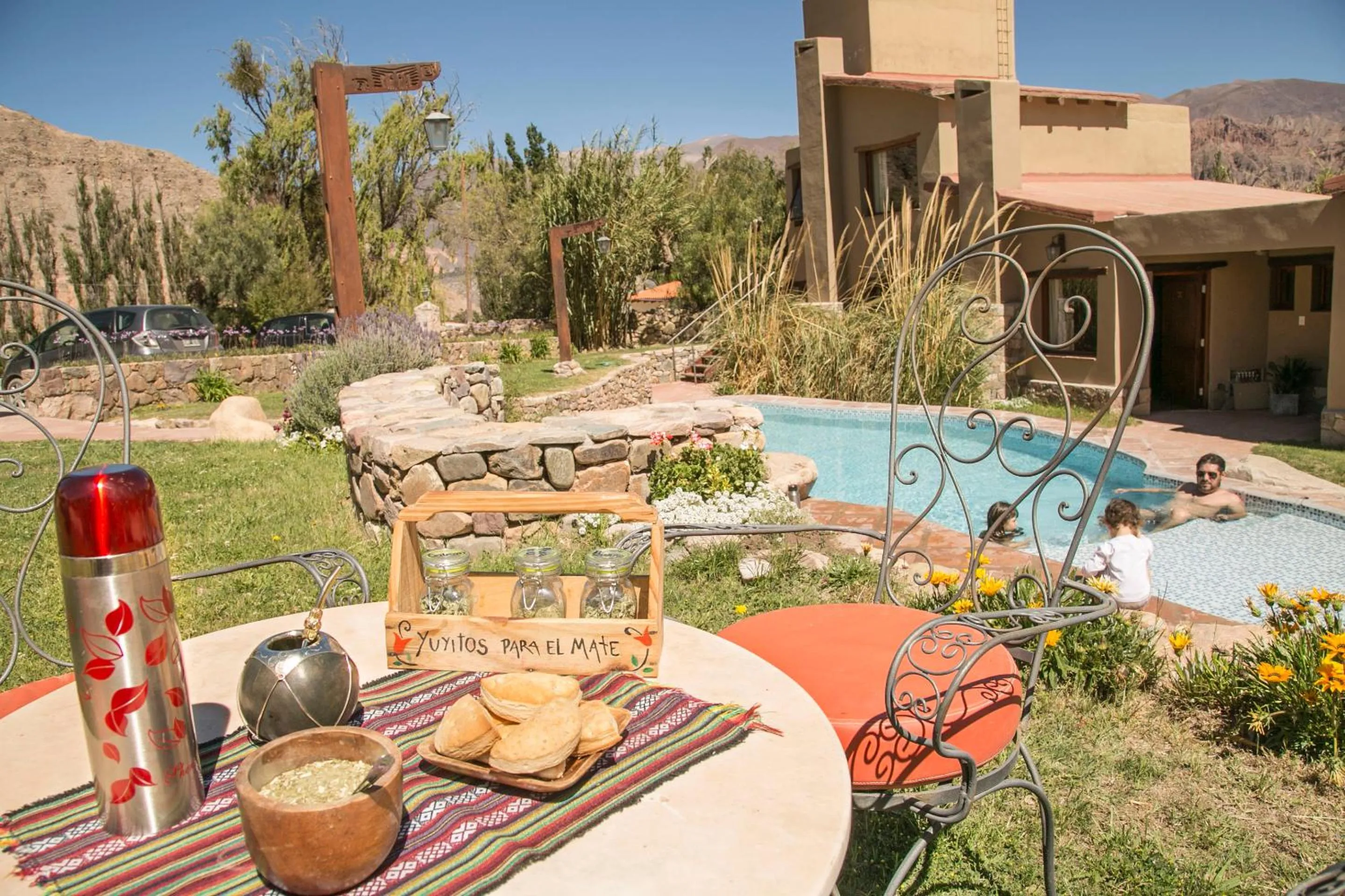 Patio in Hotel El Reposo Del Diablo