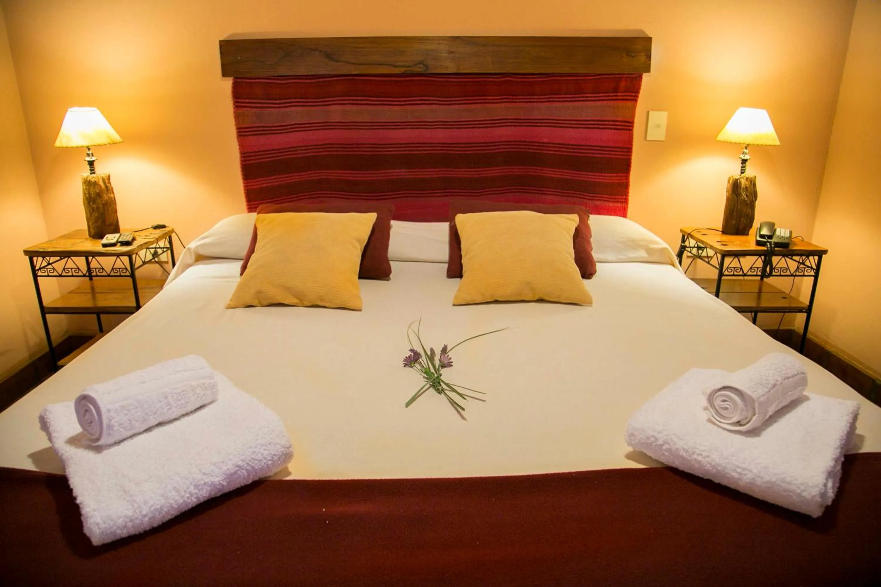 Bed in Hotel El Reposo Del Diablo