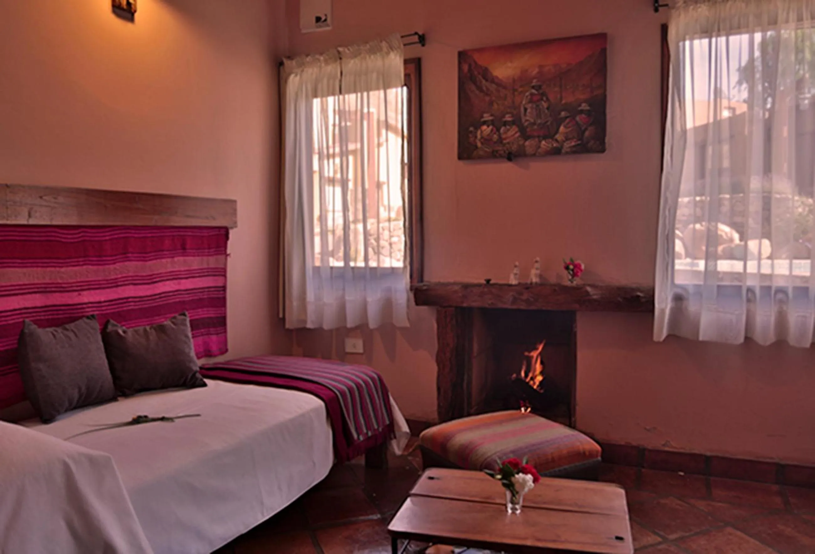 Bed in Hotel El Reposo Del Diablo