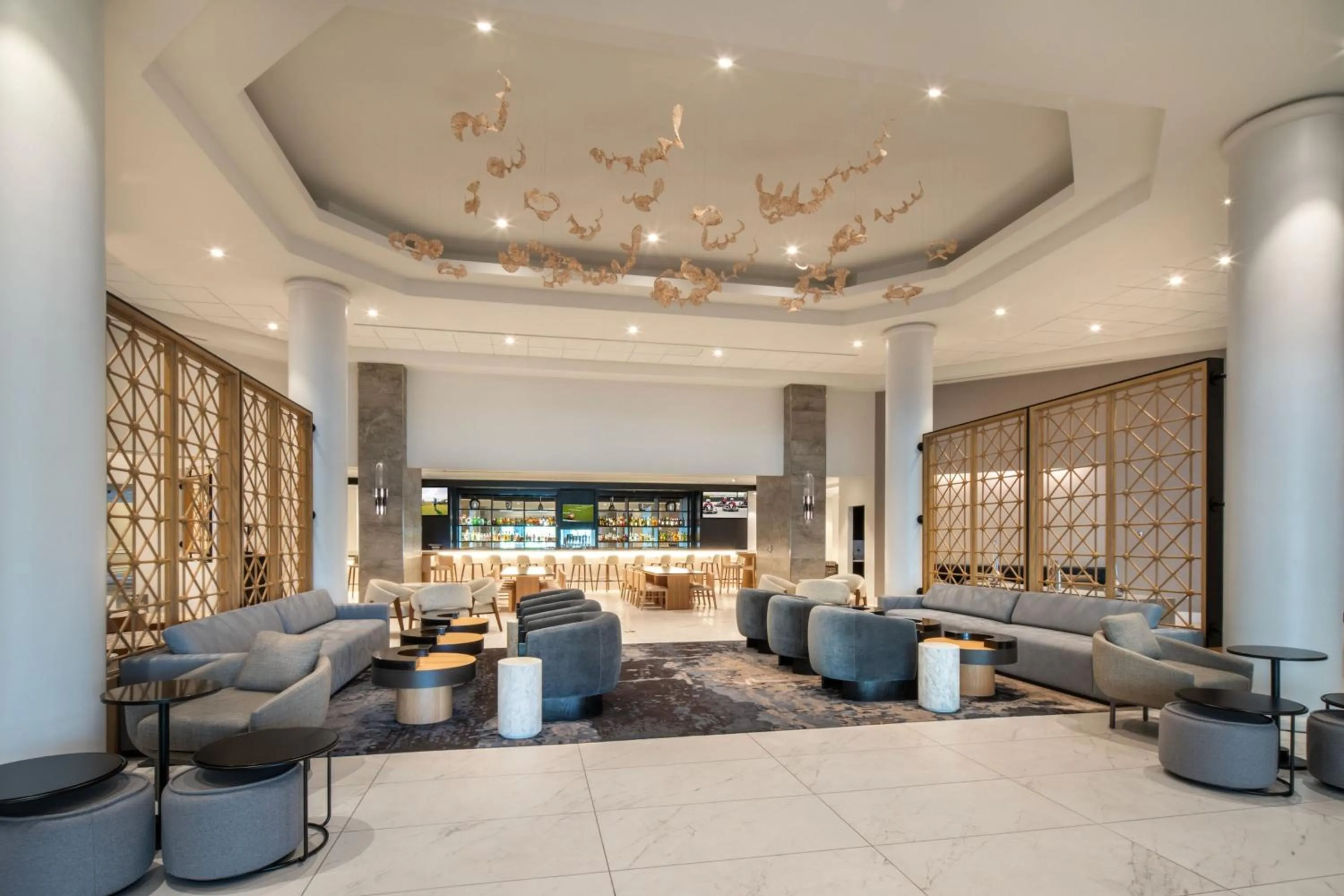 Lobby or reception in Falls Church Marriott Fairview Park