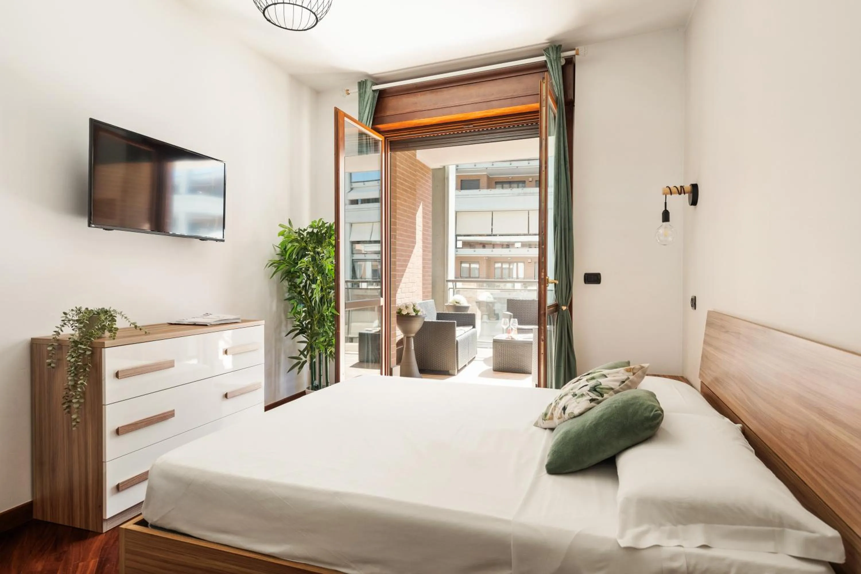 Bedroom, Bed in Giramondo LuxeFierairport