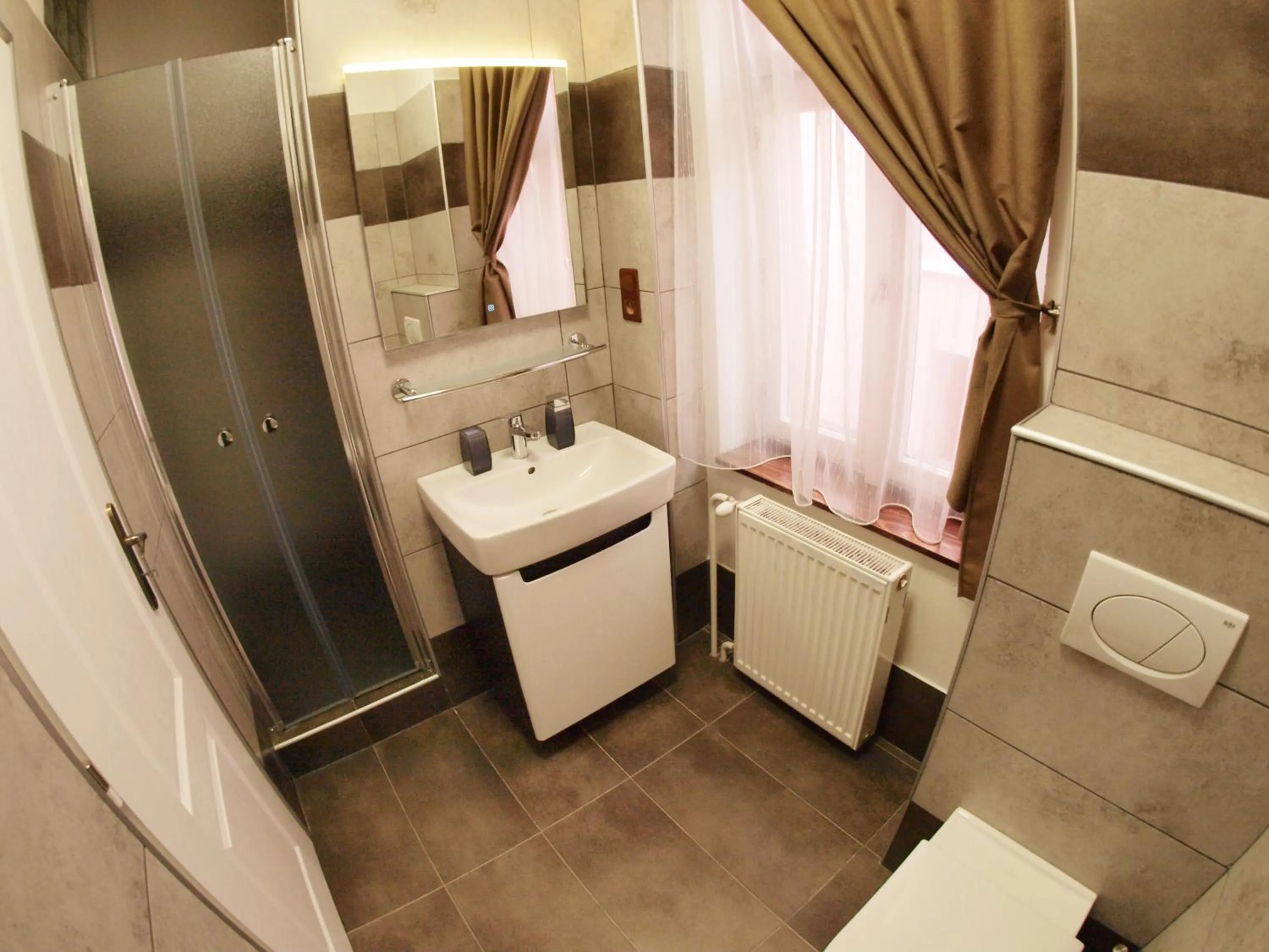 Bathroom in Penzion V Horách
