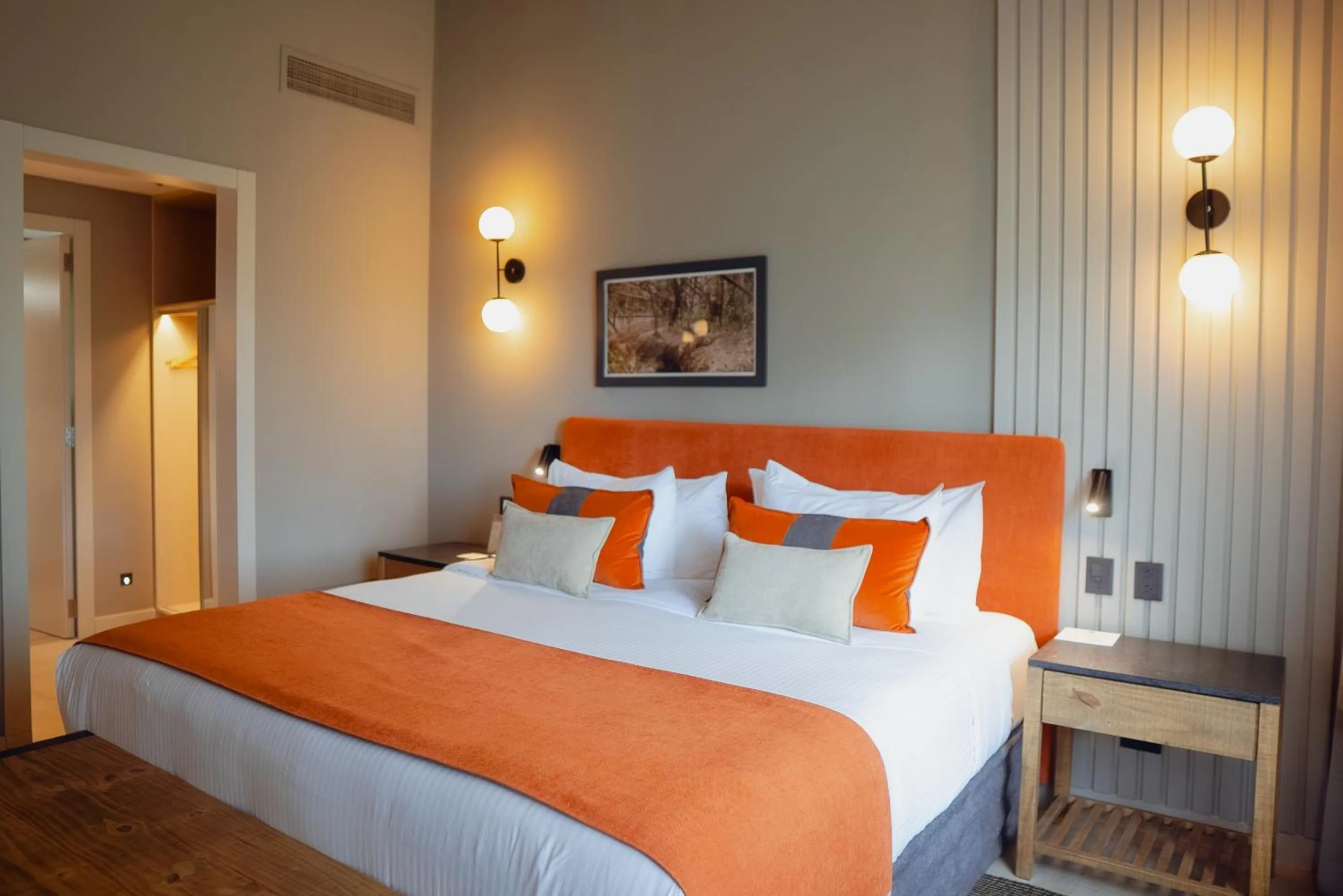 Bed in Iguazu Jungle Lodge