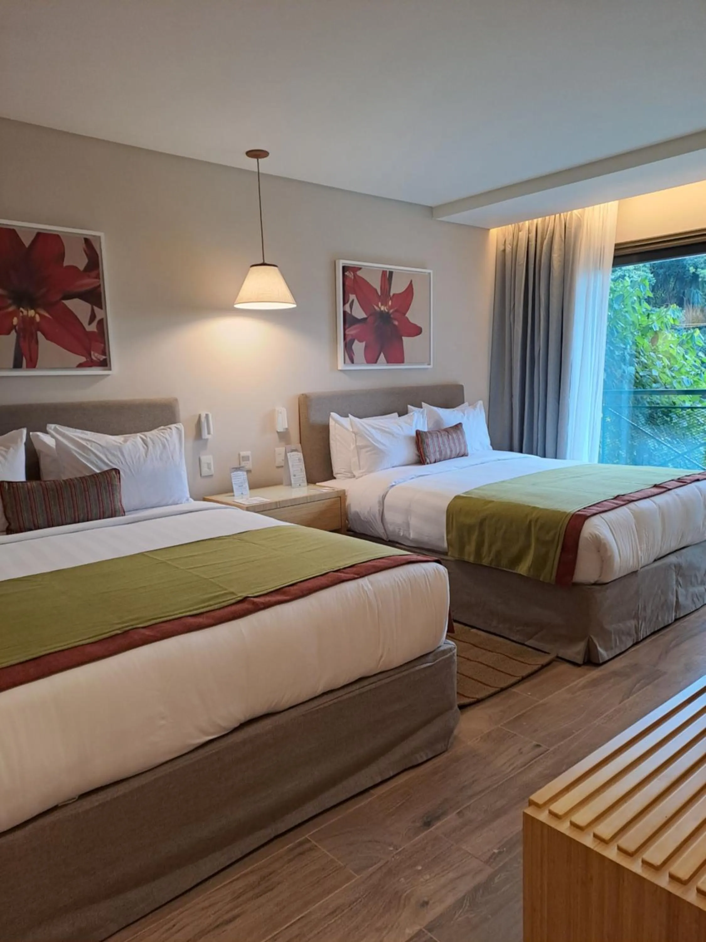 Bed in Iguazu Jungle Lodge