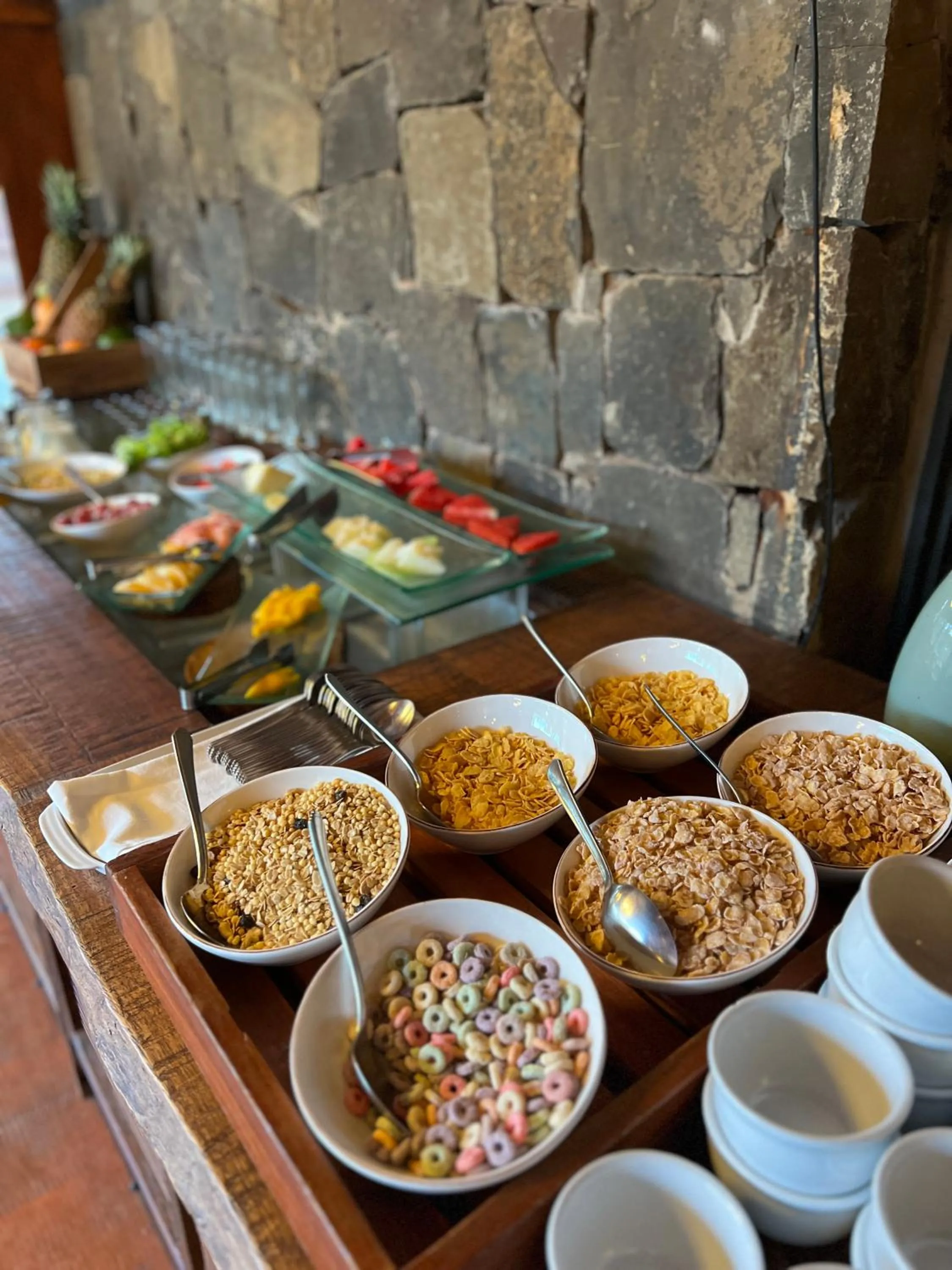 Buffet breakfast in Iguazu Jungle Lodge