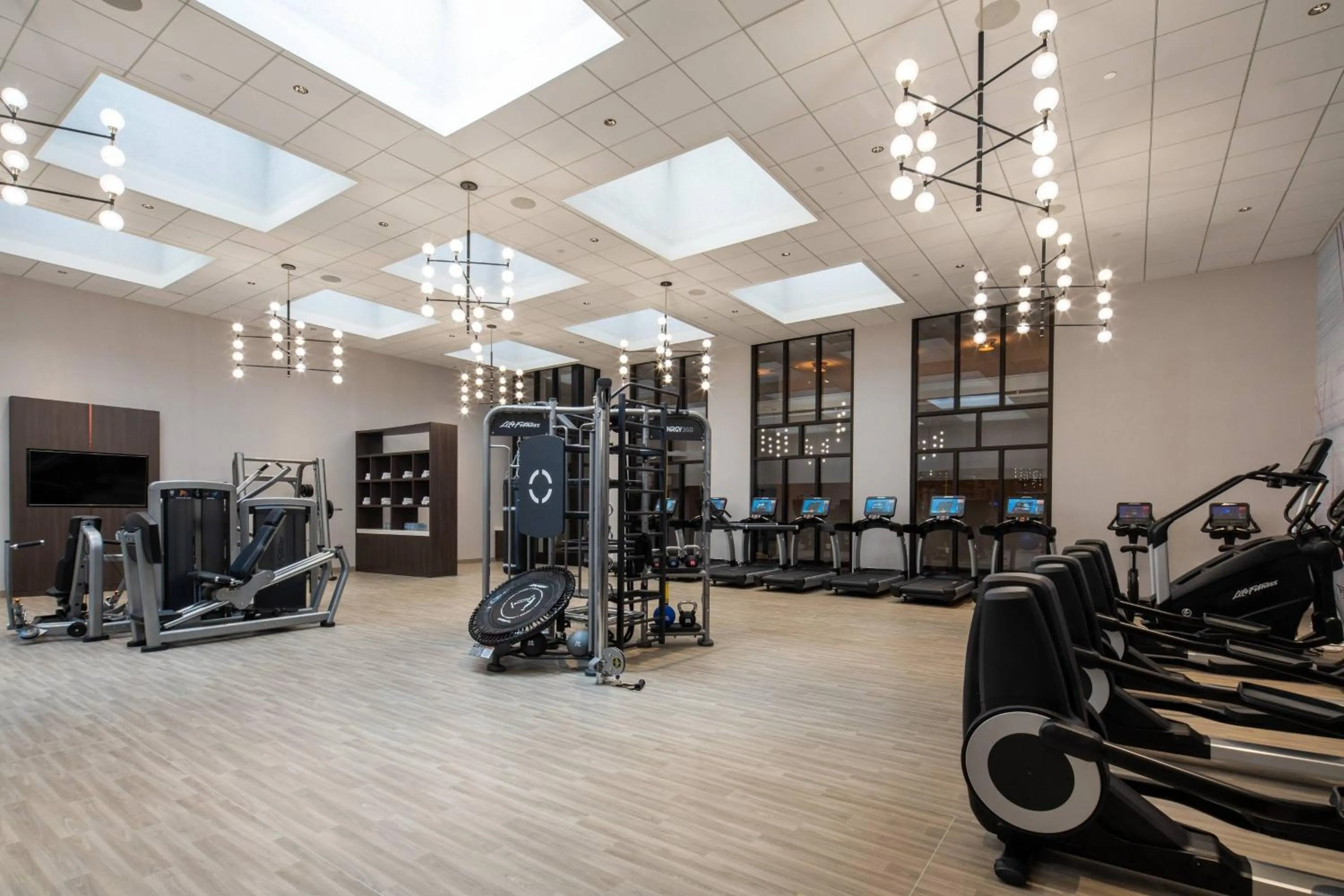 Fitness centre/facilities in Tysons Corner Marriott