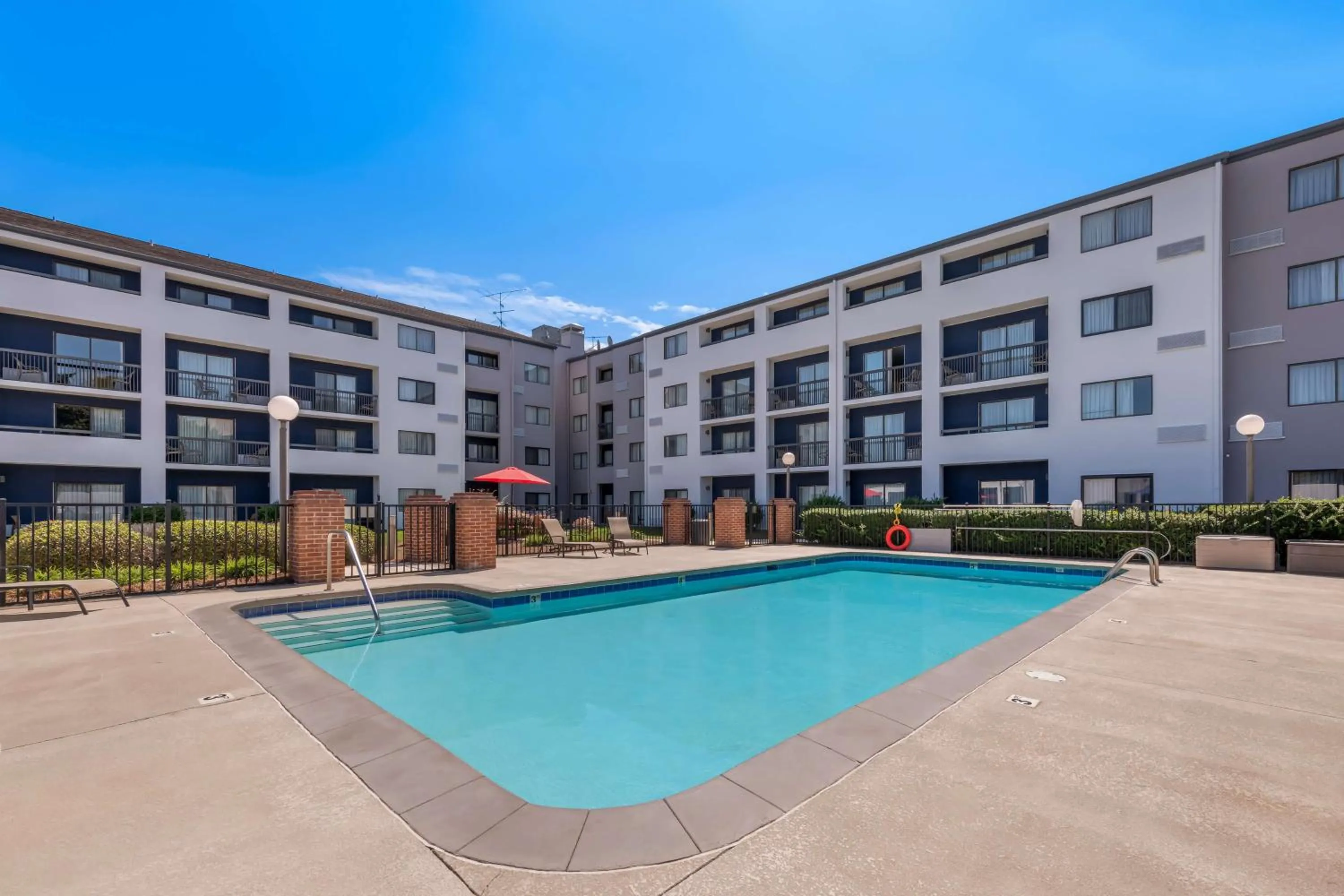 Pool view in Sonesta Select Charlotte University Research Park