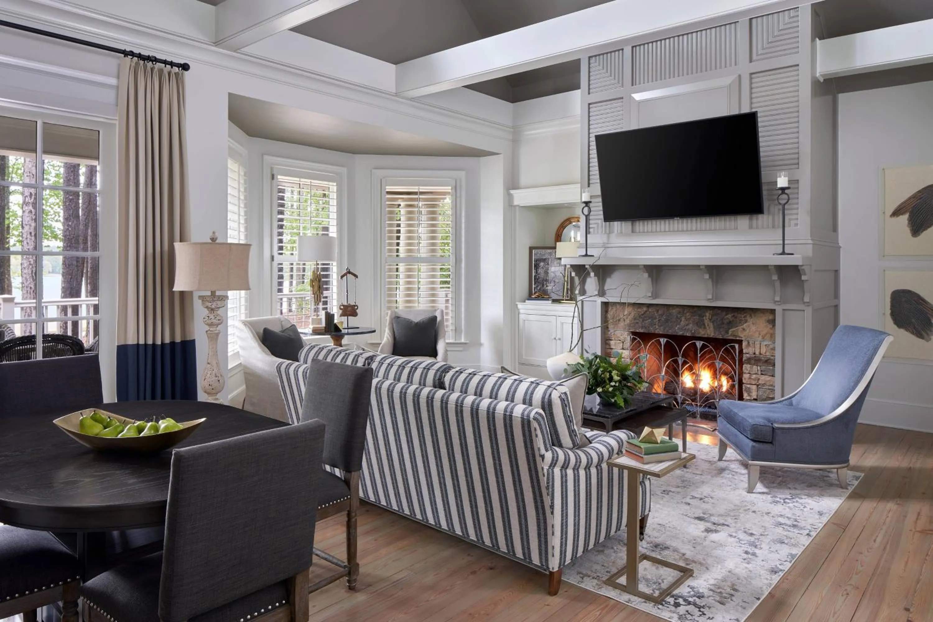 Living room in The Ritz-Carlton Reynolds, Lake Oconee