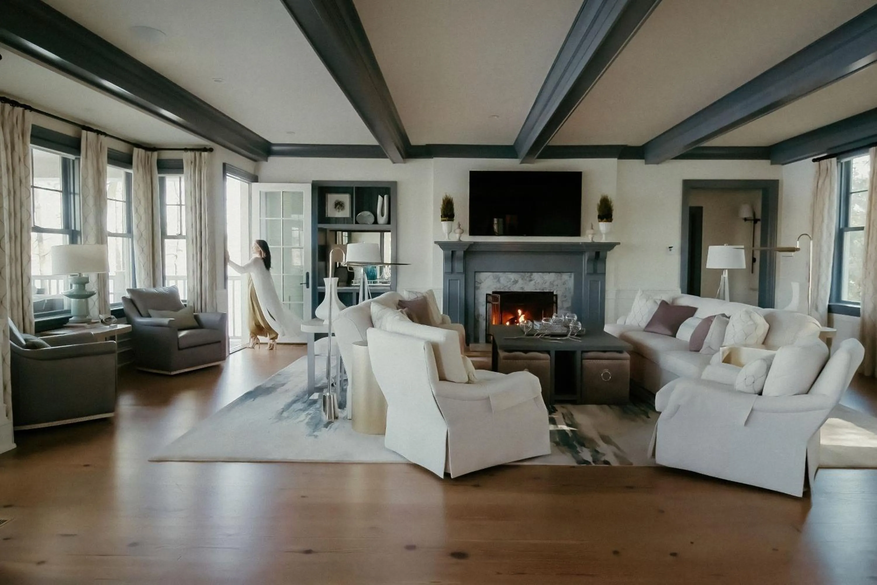 Living room in The Ritz-Carlton Reynolds, Lake Oconee