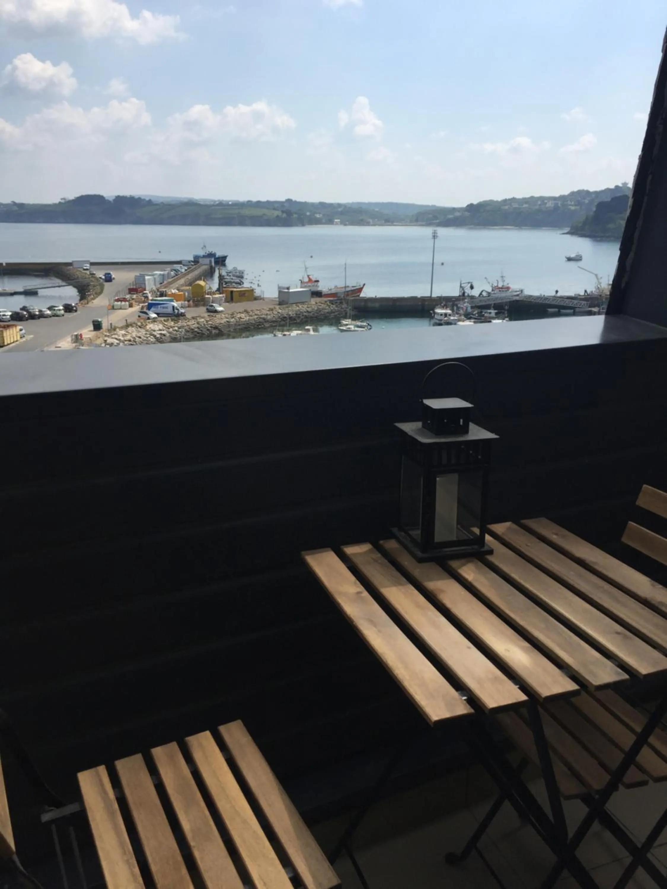 Balcony/Terrace in Appartement Design IV - Port du Rosmeur - Douarnenez
