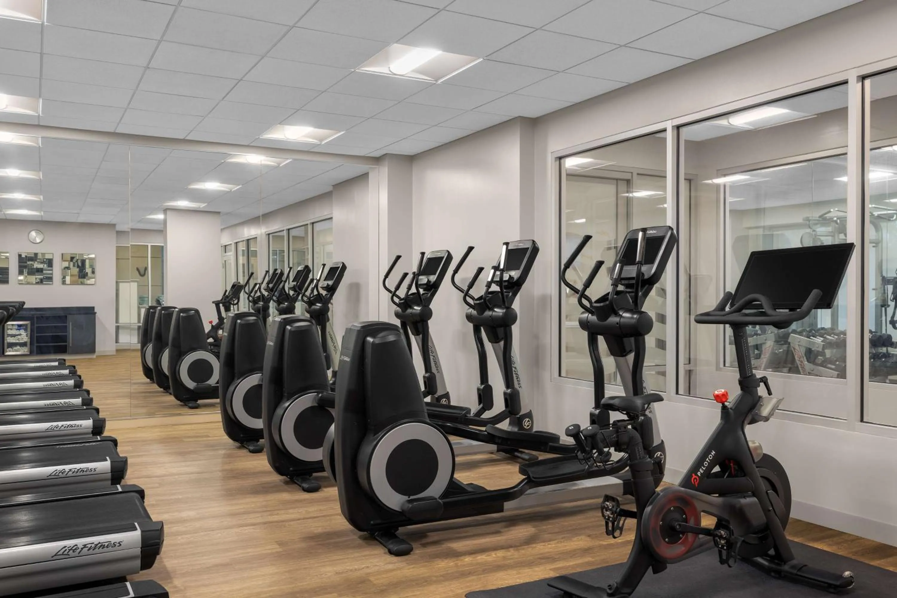 Fitness centre/facilities in Hampton Inn & Suites Downers Grove Chicago