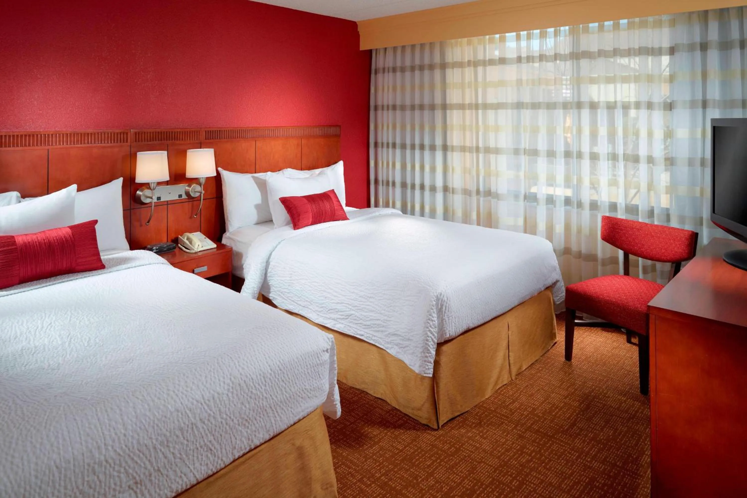 Bedroom, Bed in Courtyard by Marriott Columbus
