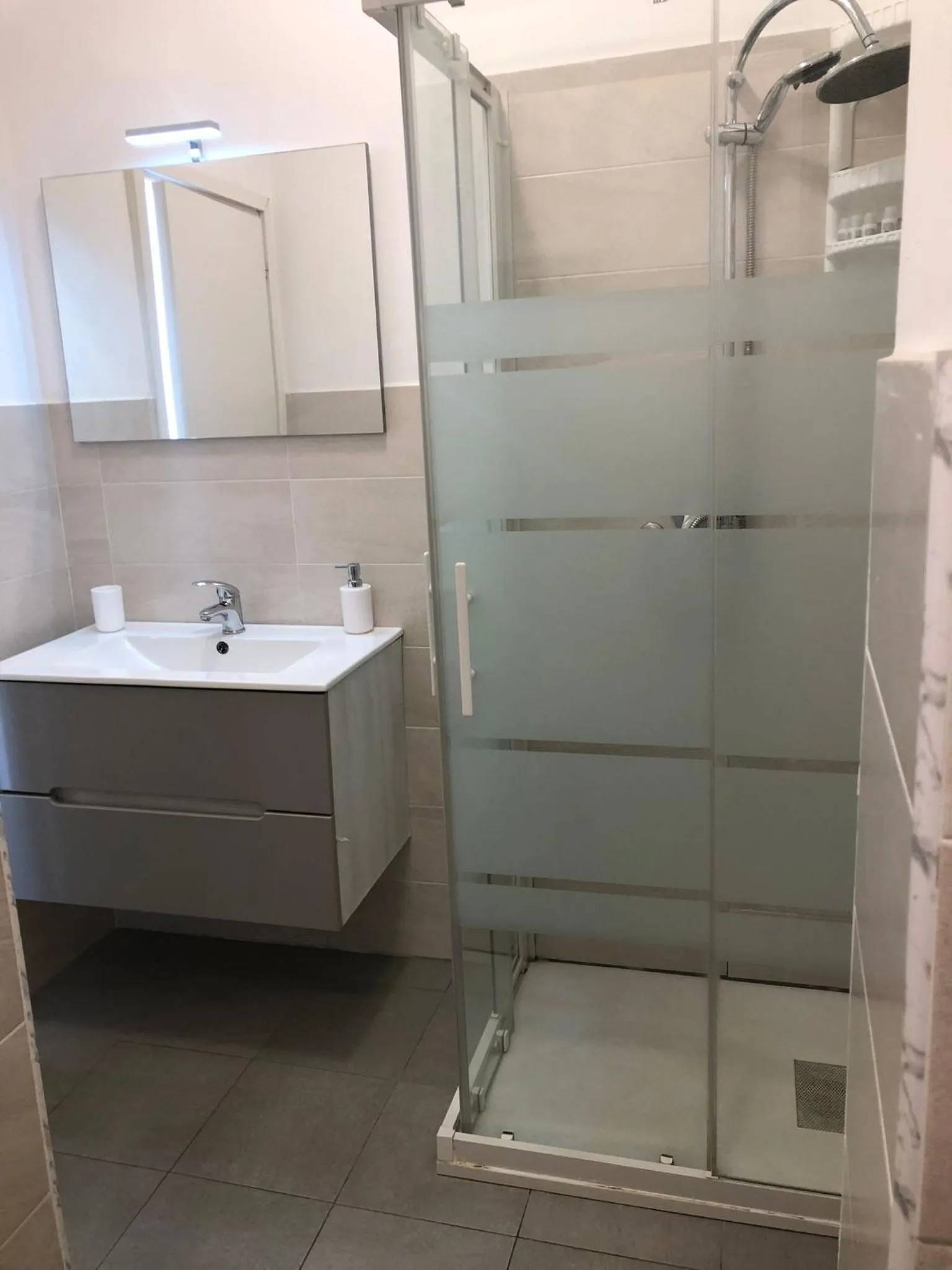 Shower in Locanda del Musso con Ristorante