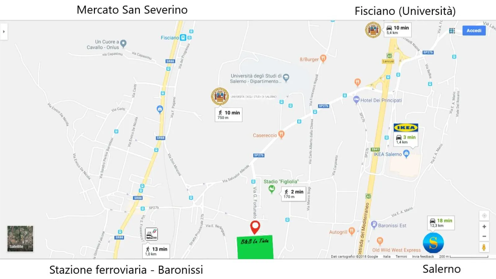 Neighbourhood in B&B La Tinta