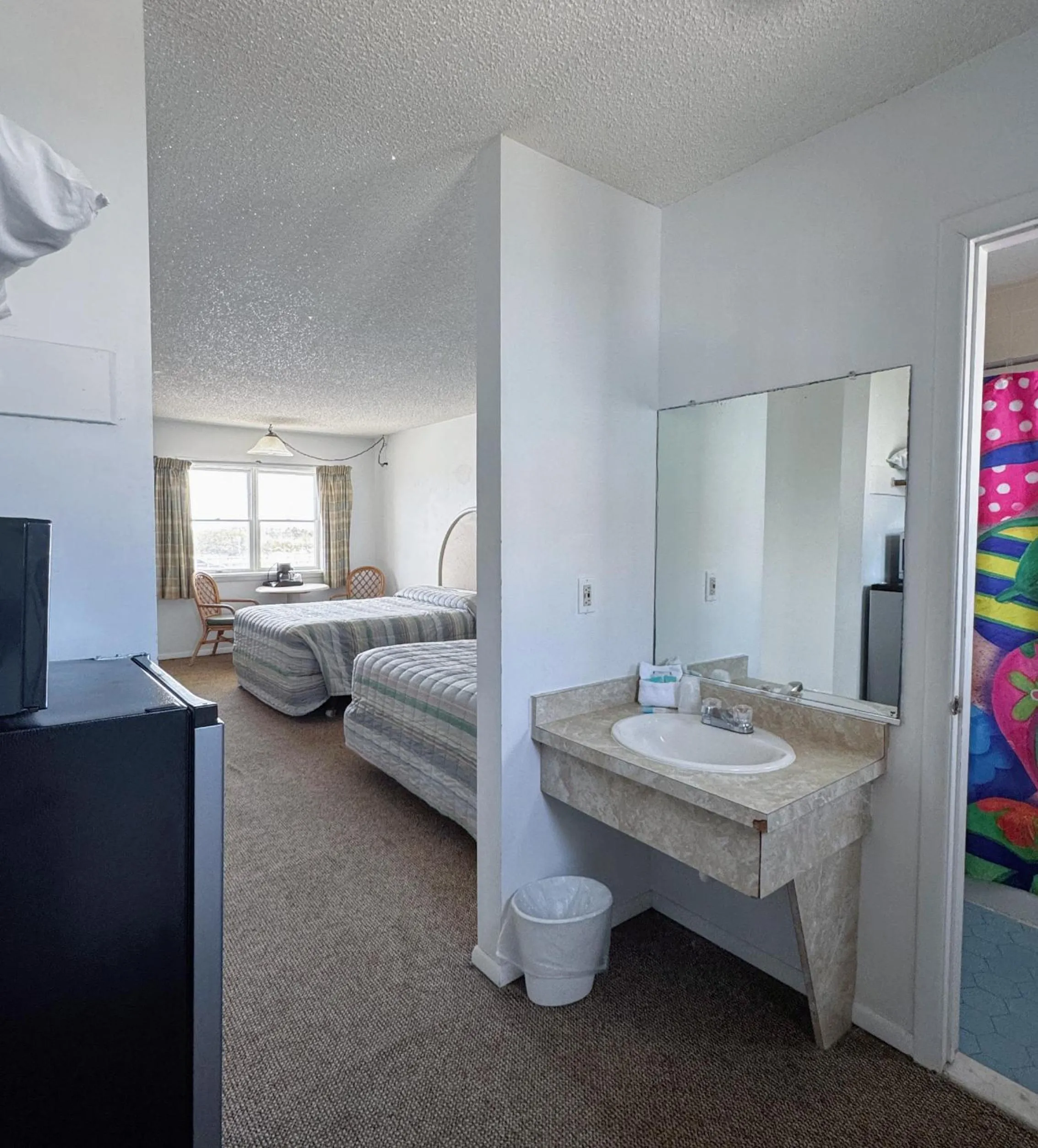 Bed in The Jetty Motel