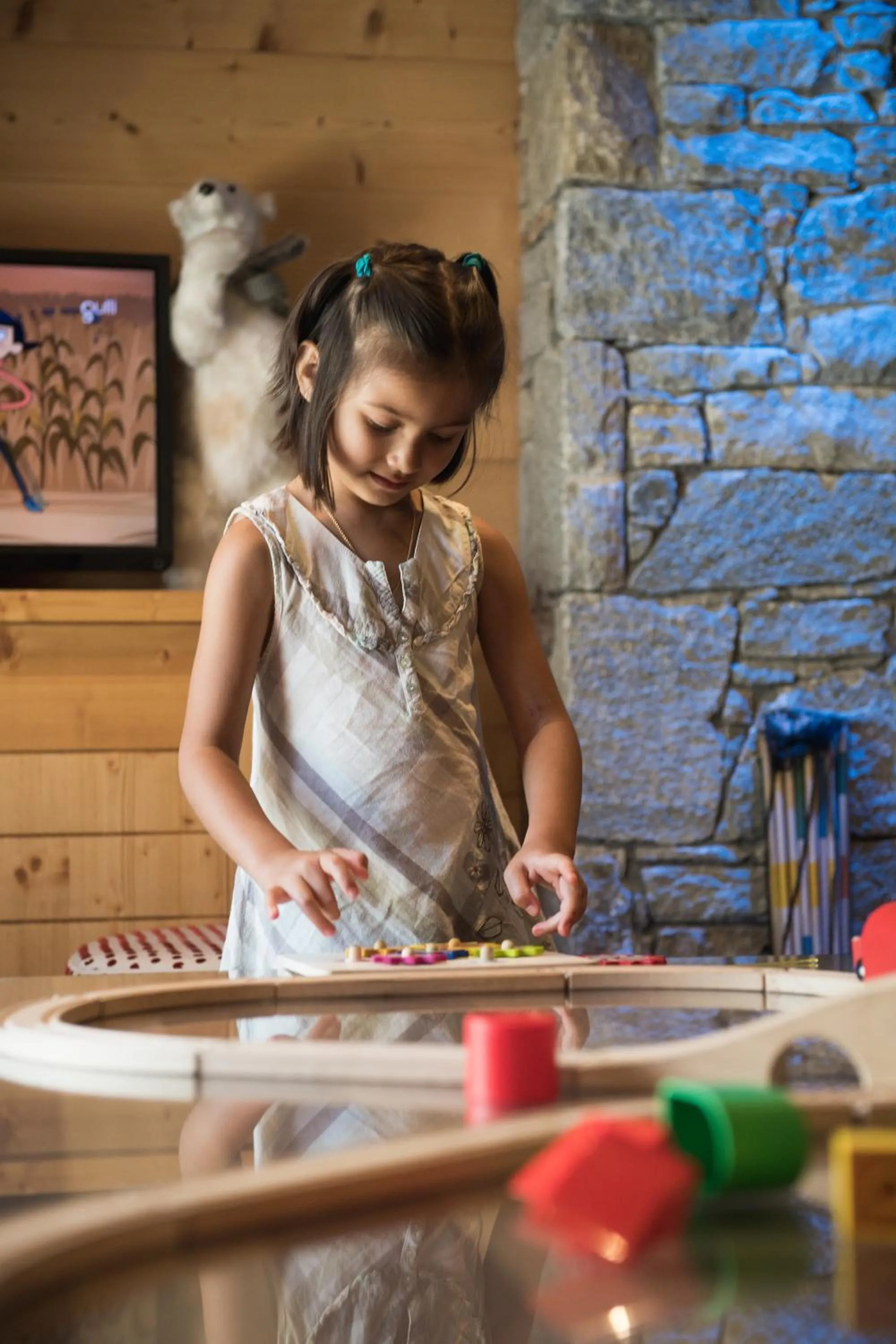 Lobby or reception in CGH Résidences & Spas Les Cimes Blanches