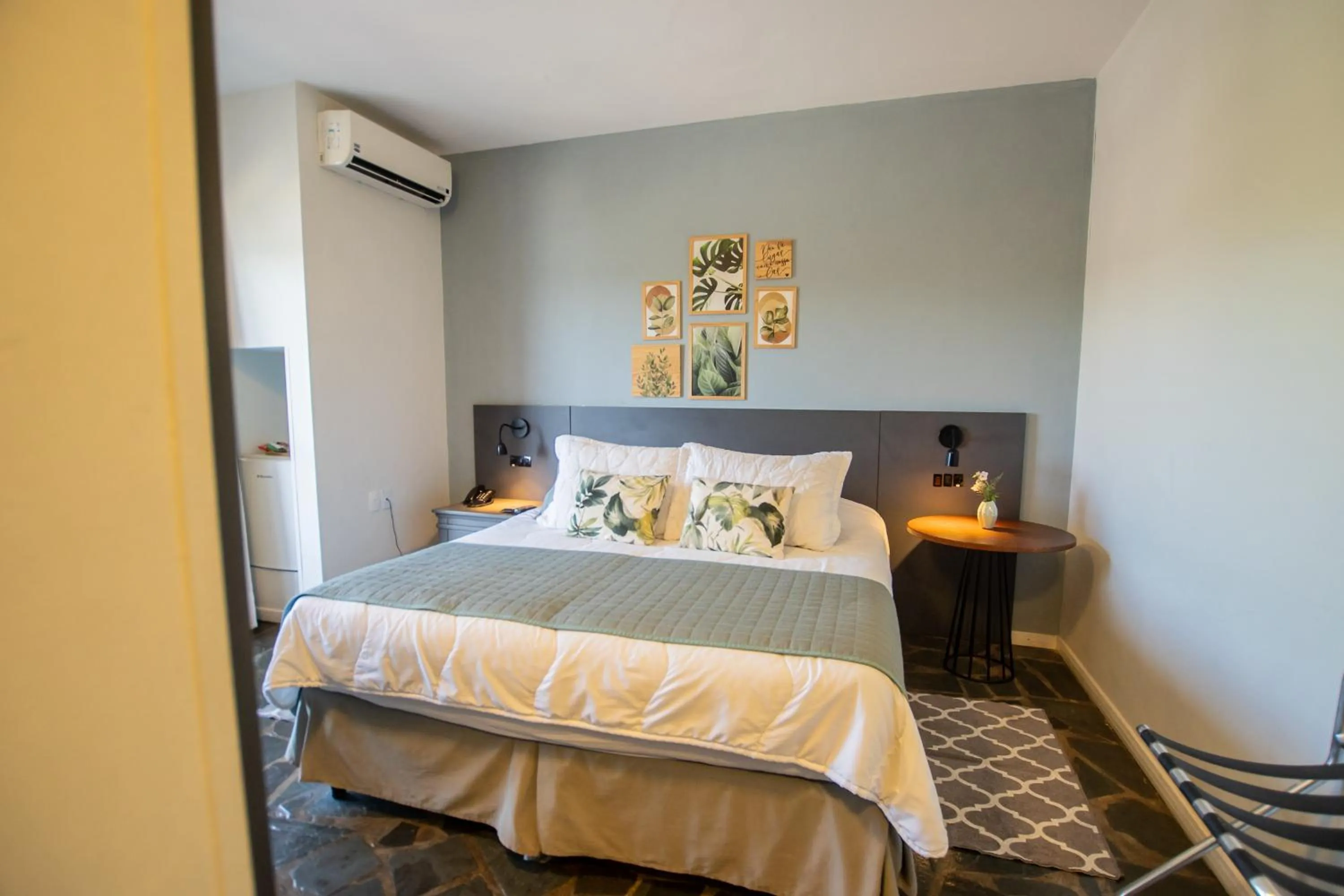 Bed in Hotel Villareal São Francisco do Sul