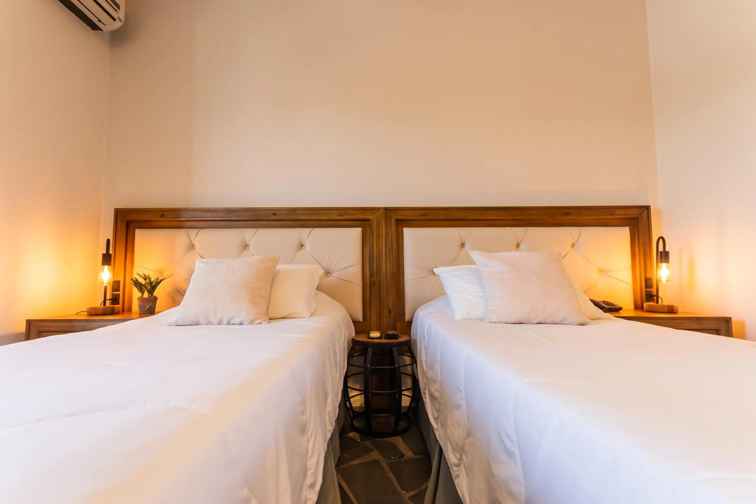 Bed in Hotel Villareal São Francisco do Sul