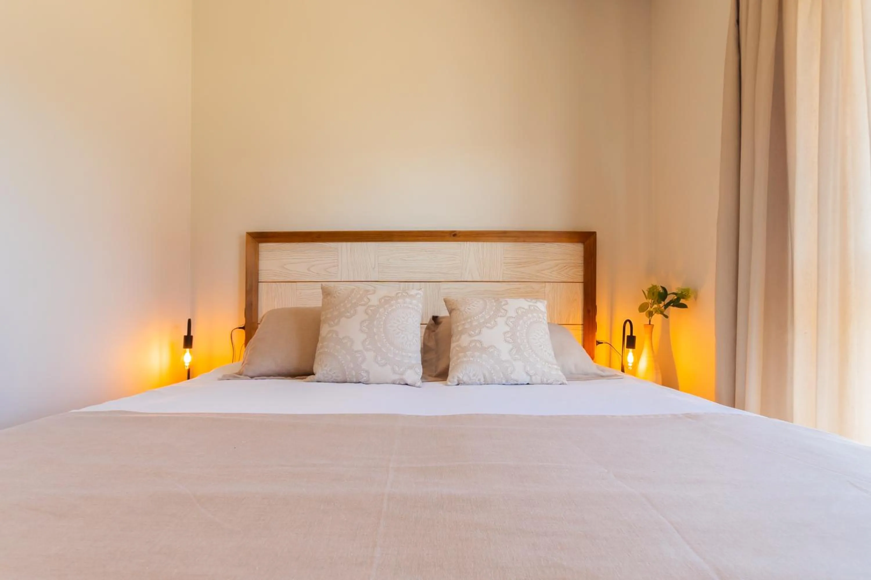 Bed in Hotel Villareal São Francisco do Sul