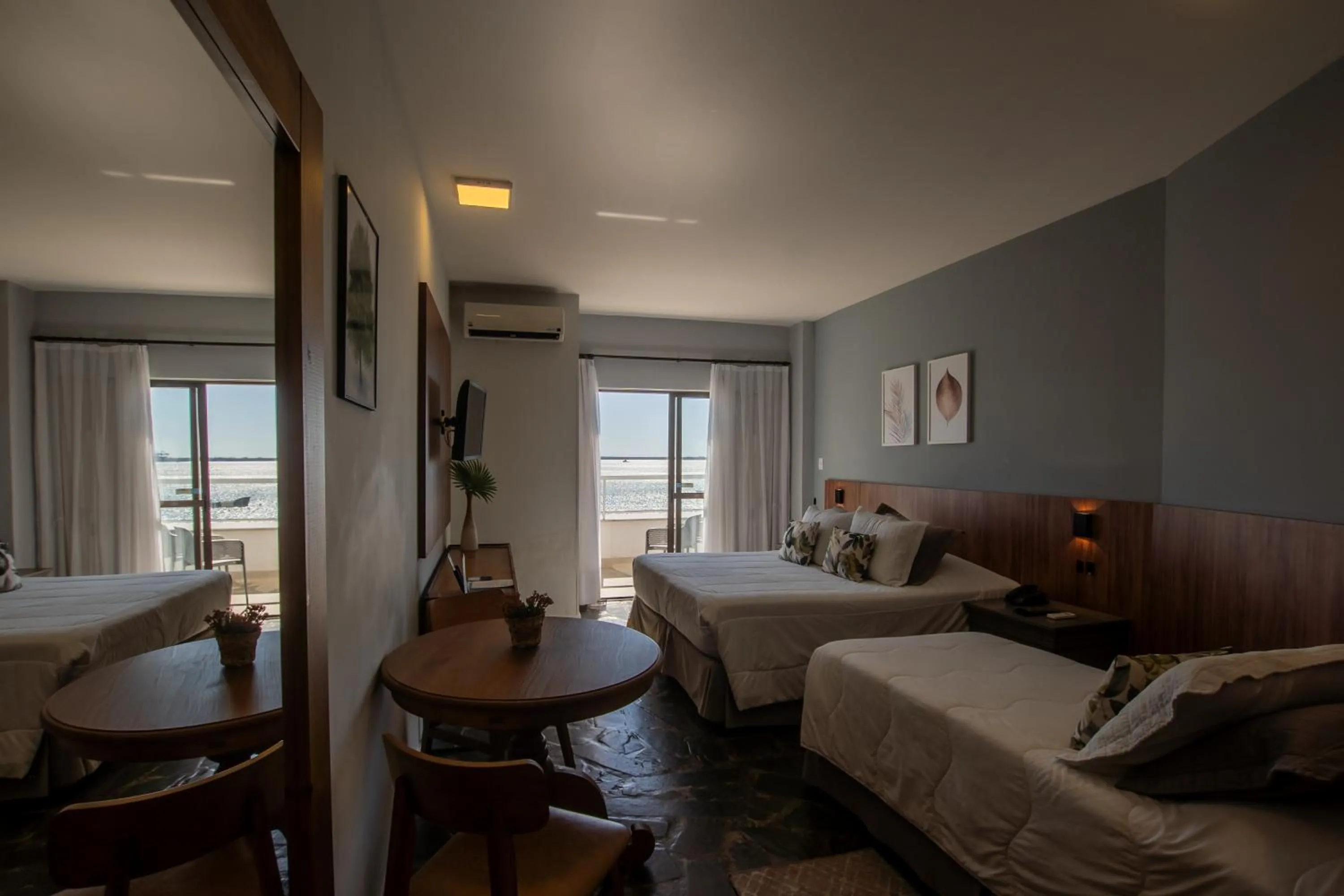 Bed in Hotel Villareal São Francisco do Sul