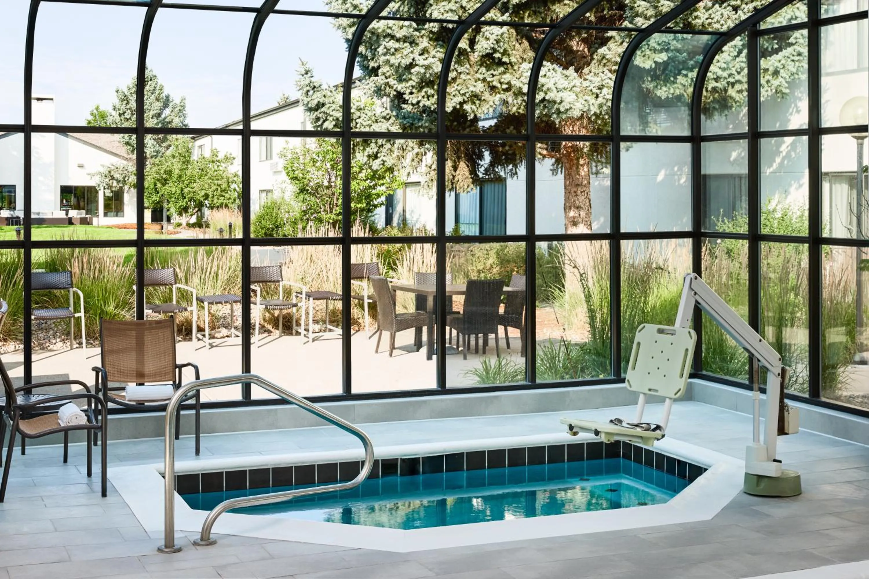 Pool view in Courtyard by Marriott Fort Collins