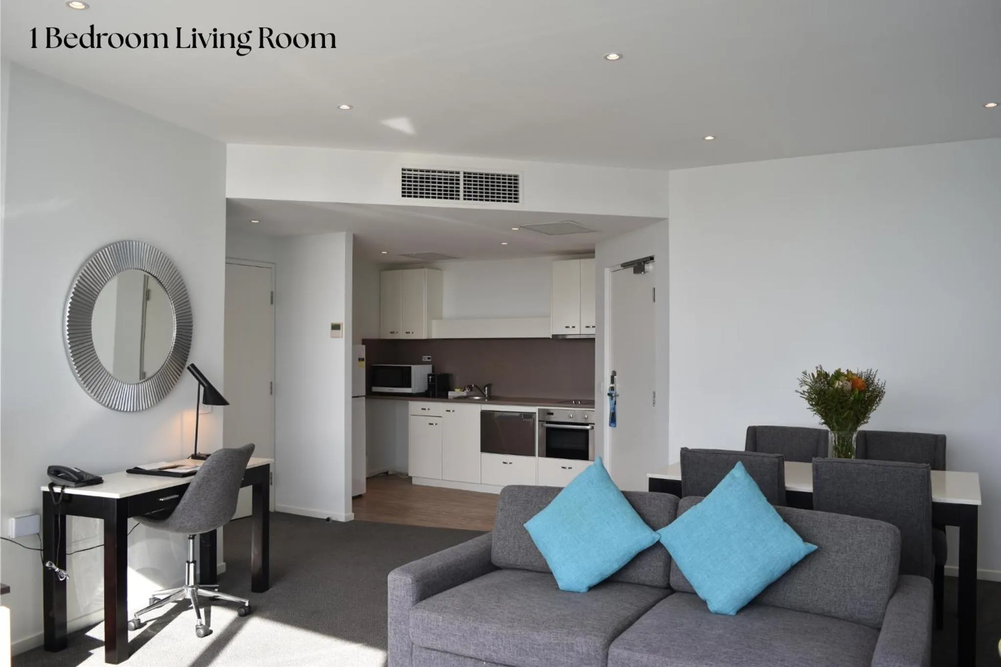Living room in Mantra Quayside Port Macquarie