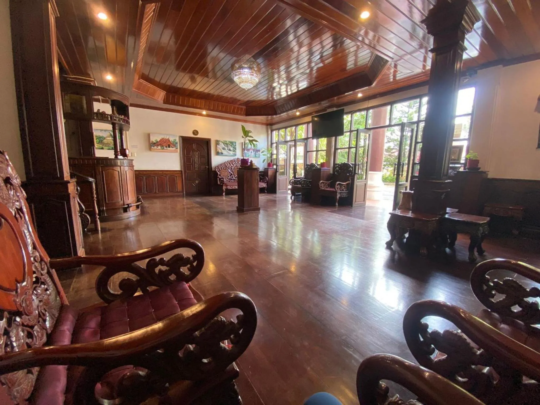 Lobby or reception in Vangsavath Hotel