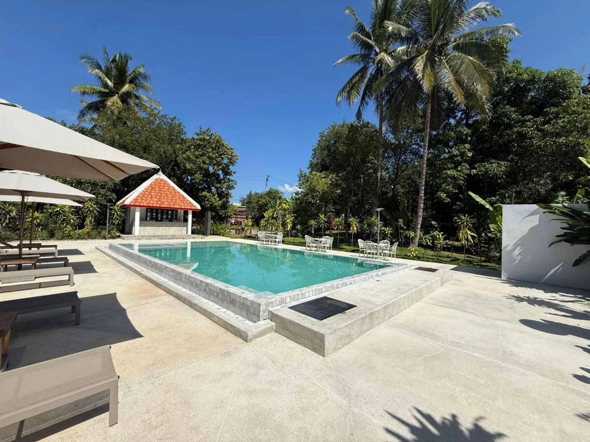 Garden view in Vangsavath Hotel