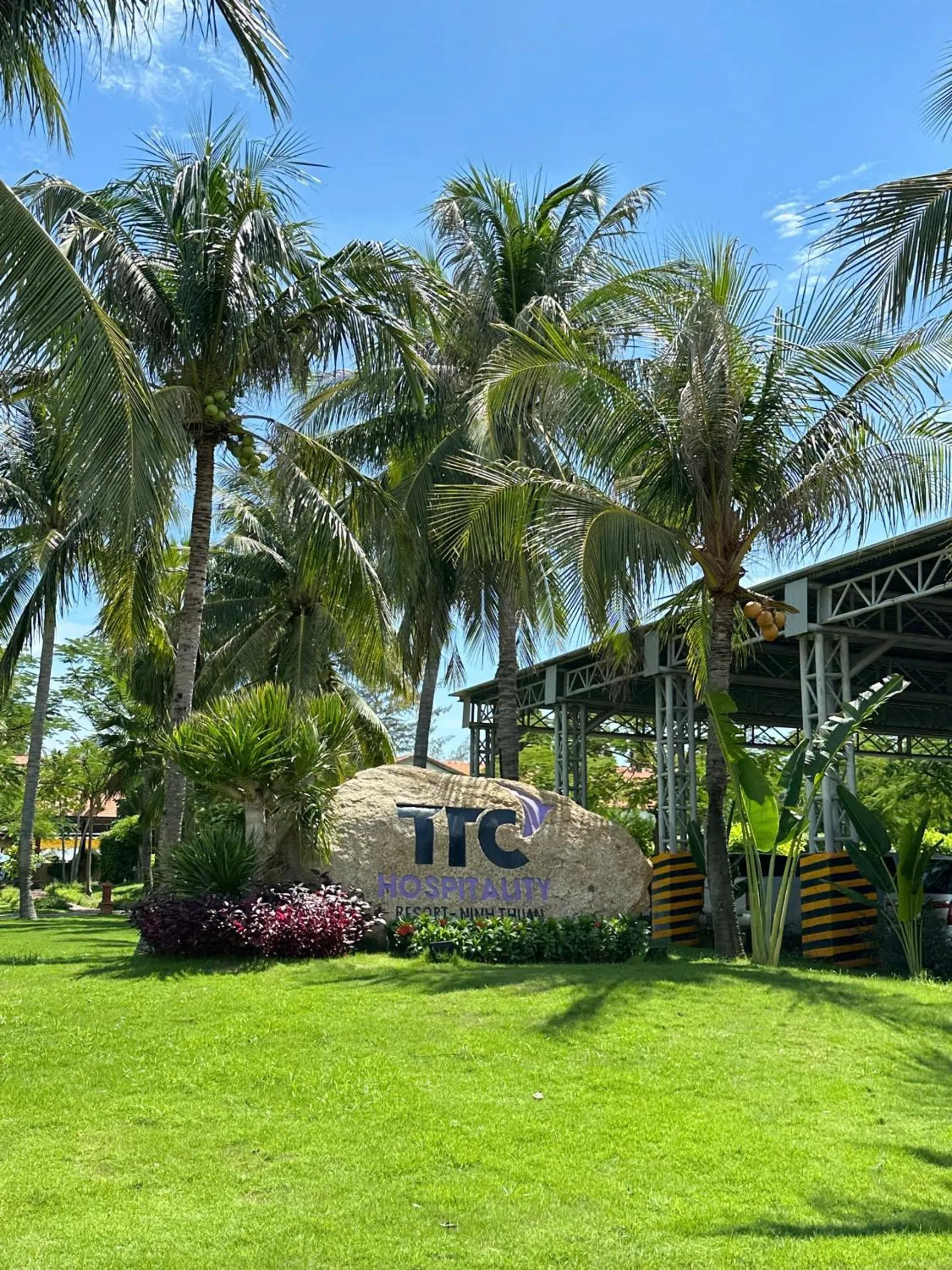 Garden in TTC Resort Ninh Thuan - Unlimited Access to Water Park