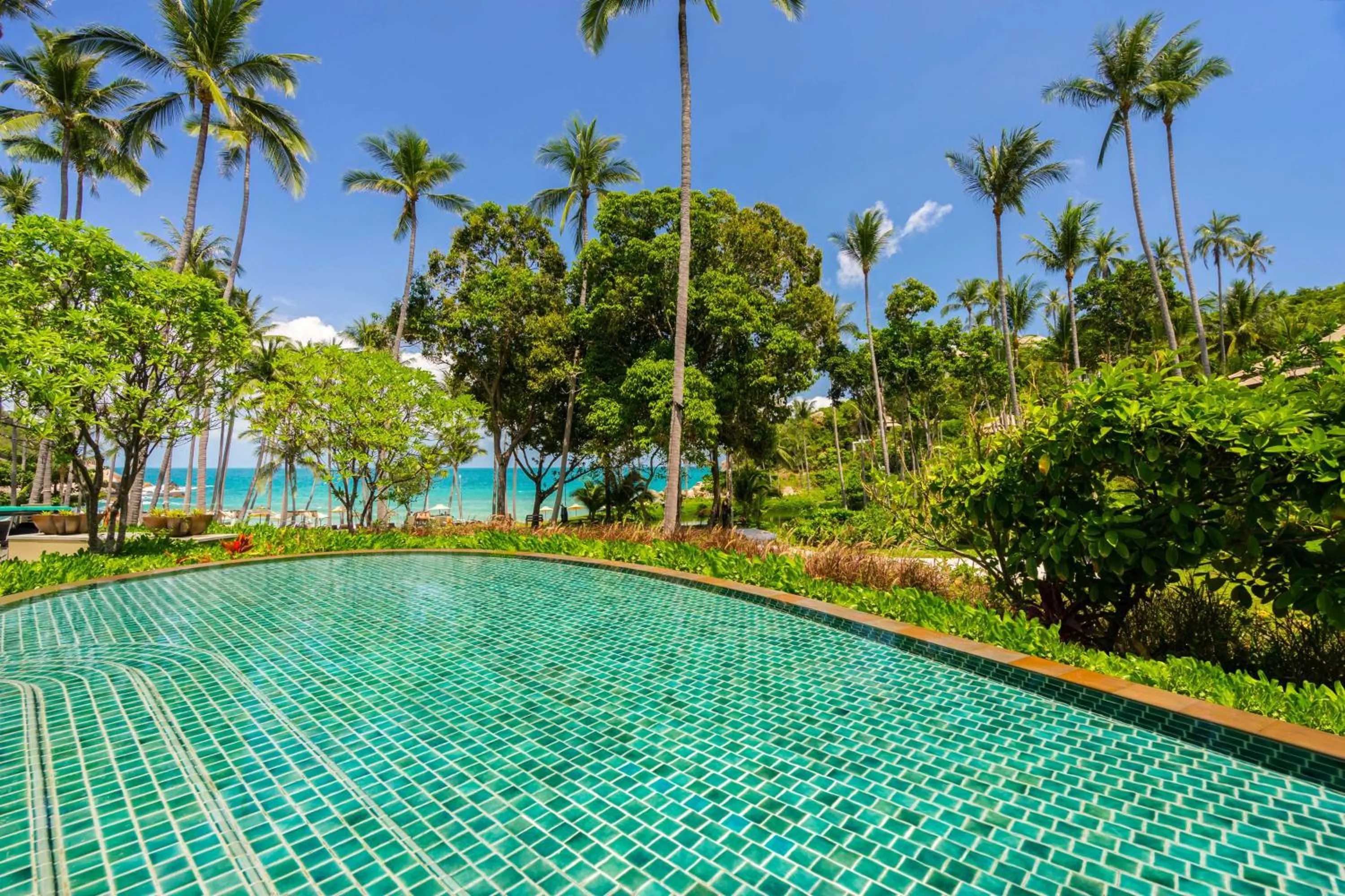 Pool view in Banyan Tree Samui