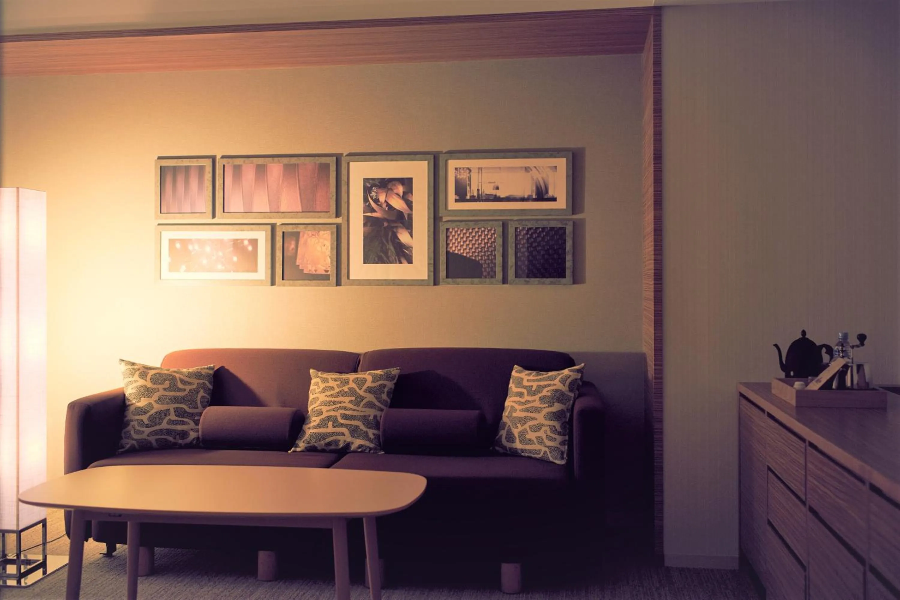 Living room in Cross Hotel Sapporo