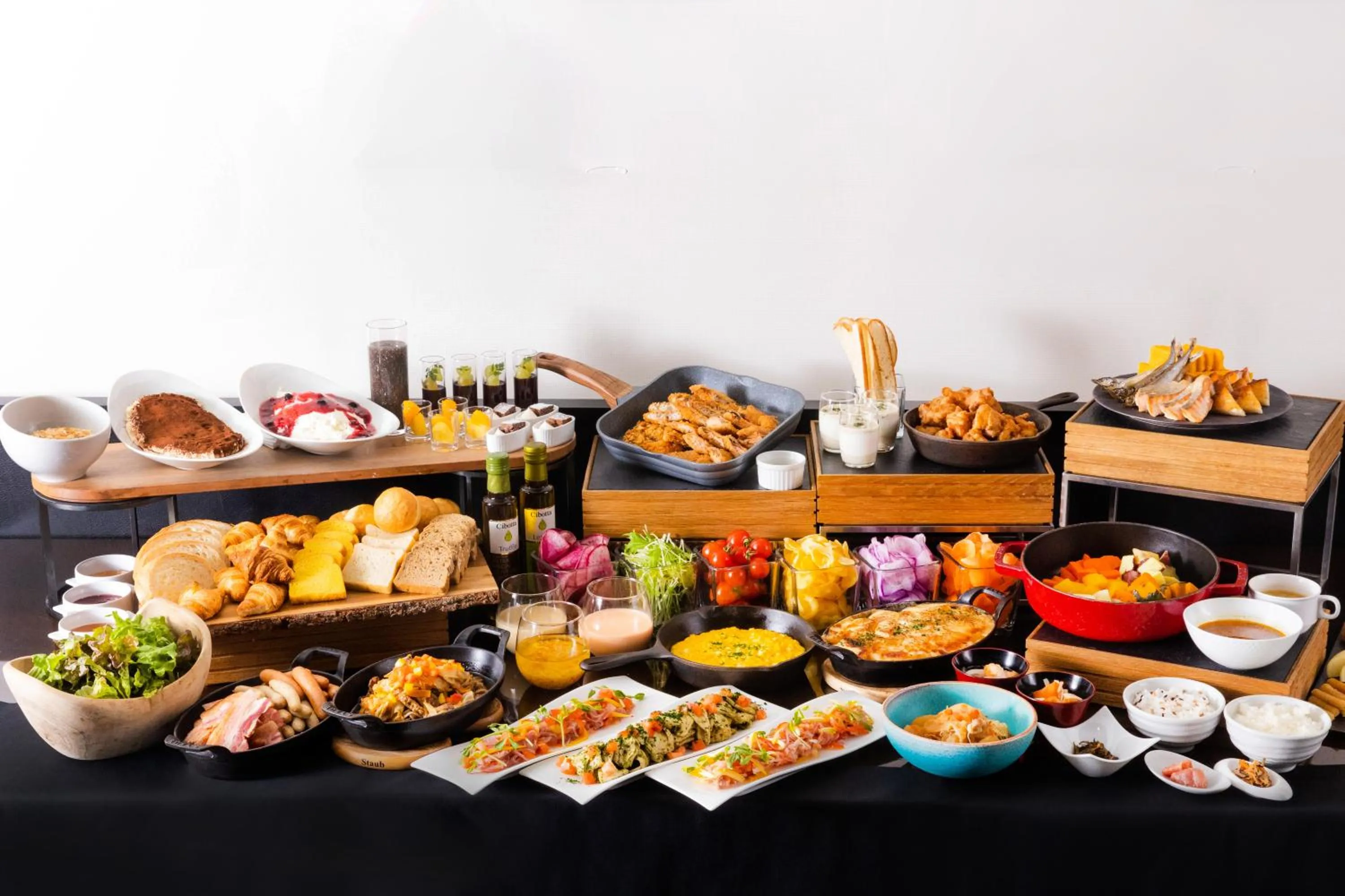 Buffet breakfast in Cross Hotel Sapporo