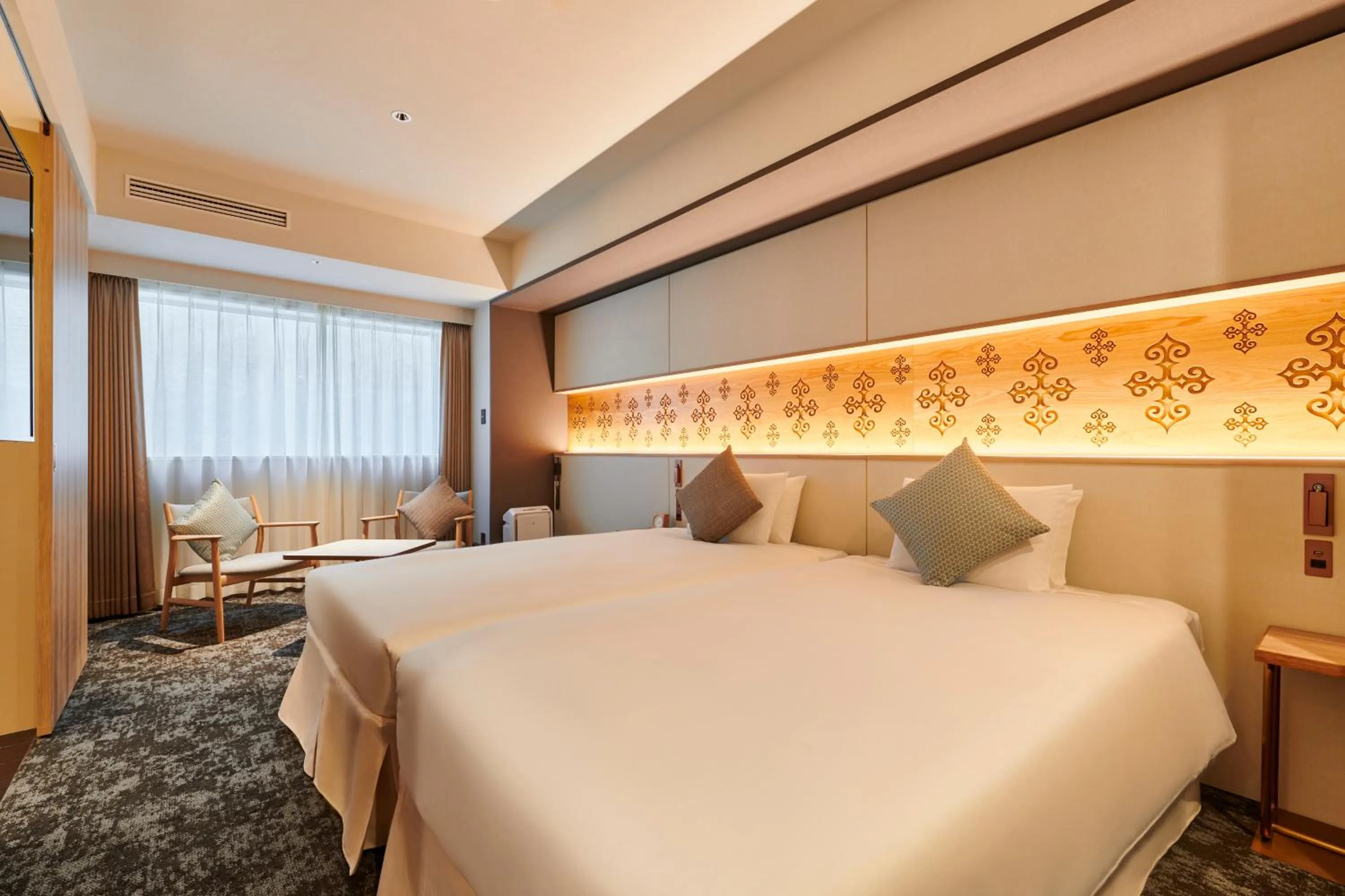 Photo of the whole room, Bed in Cross Hotel Sapporo