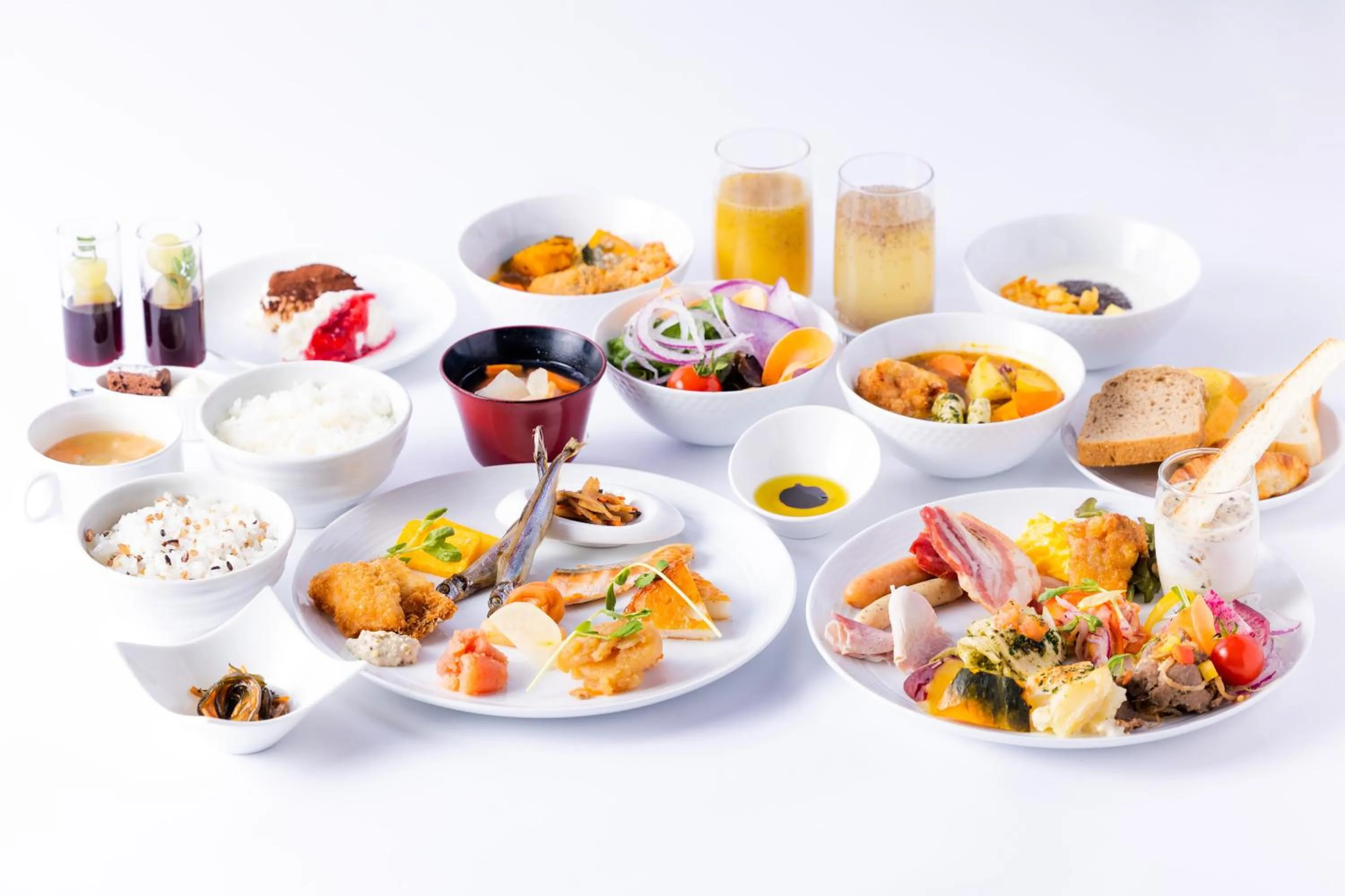 Buffet breakfast in Cross Hotel Sapporo