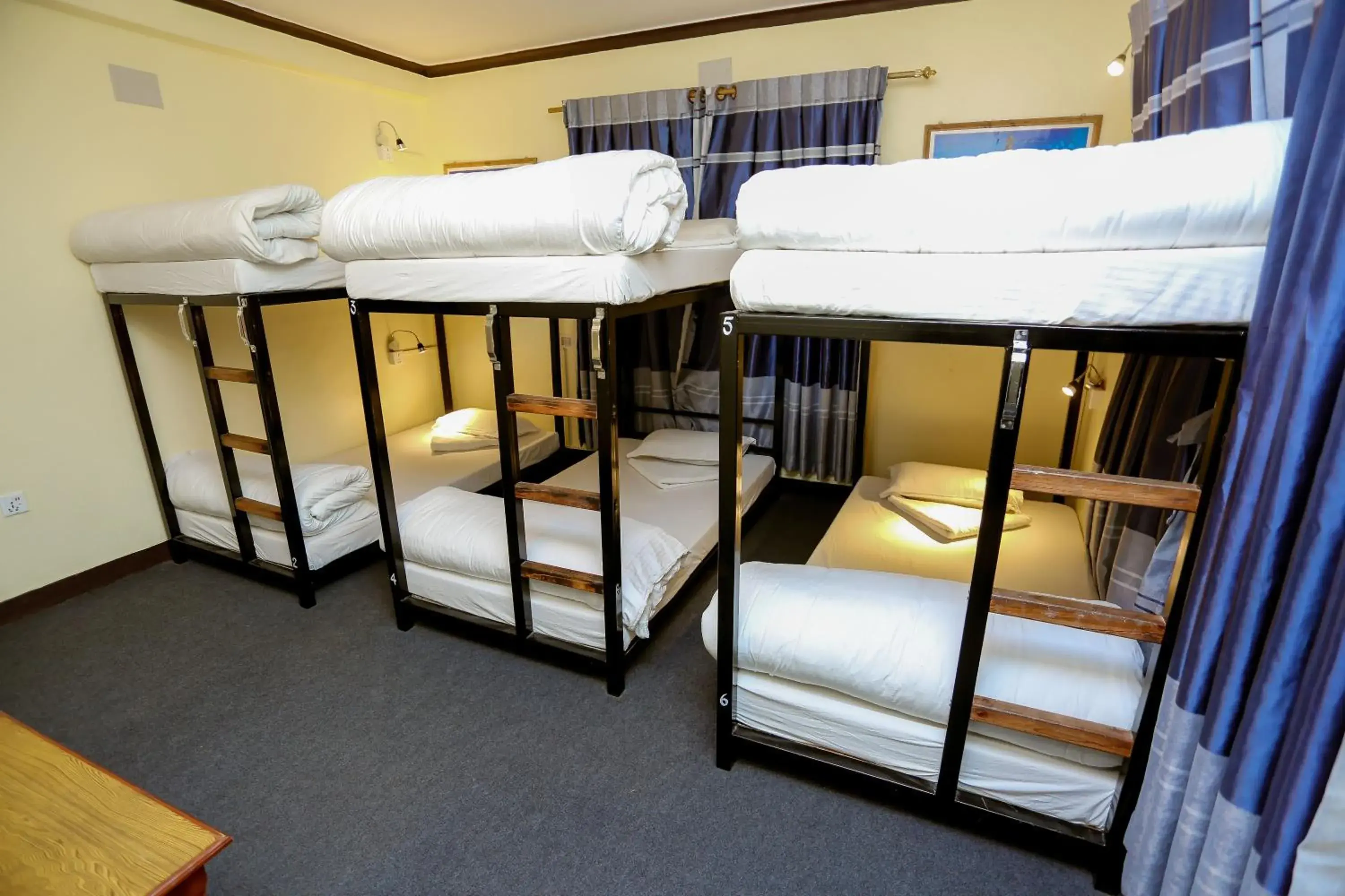 Bed in 6-Bed Mixed Dormitory Room in Pokhara Backpackers Hostel Bed in 6-Bed Mixed Dormitory Room in Pokhara Backpackers Hostel