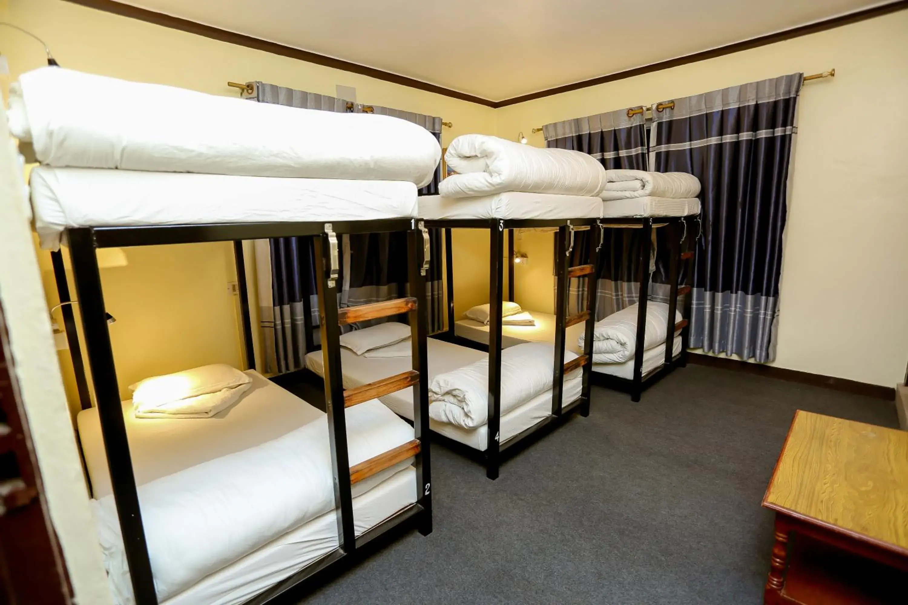 Bed in 6-Bed Mixed Dormitory Room in Pokhara Backpackers Hostel Bed in 6-Bed Mixed Dormitory Room in Pokhara Backpackers Hostel